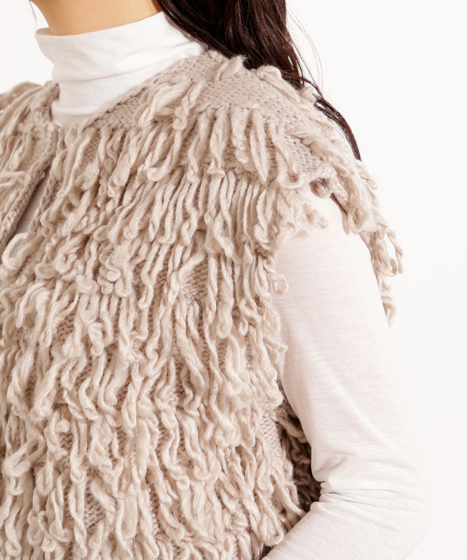  「ループニットベスト」|ニット・セーター|