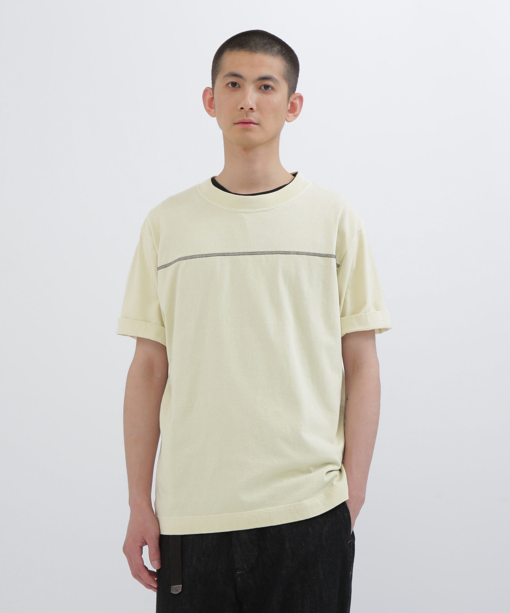 MHL.「LIGHT SOFT COTTON JERSEY TOP」|Tシャツ・カットソー|CREAM2