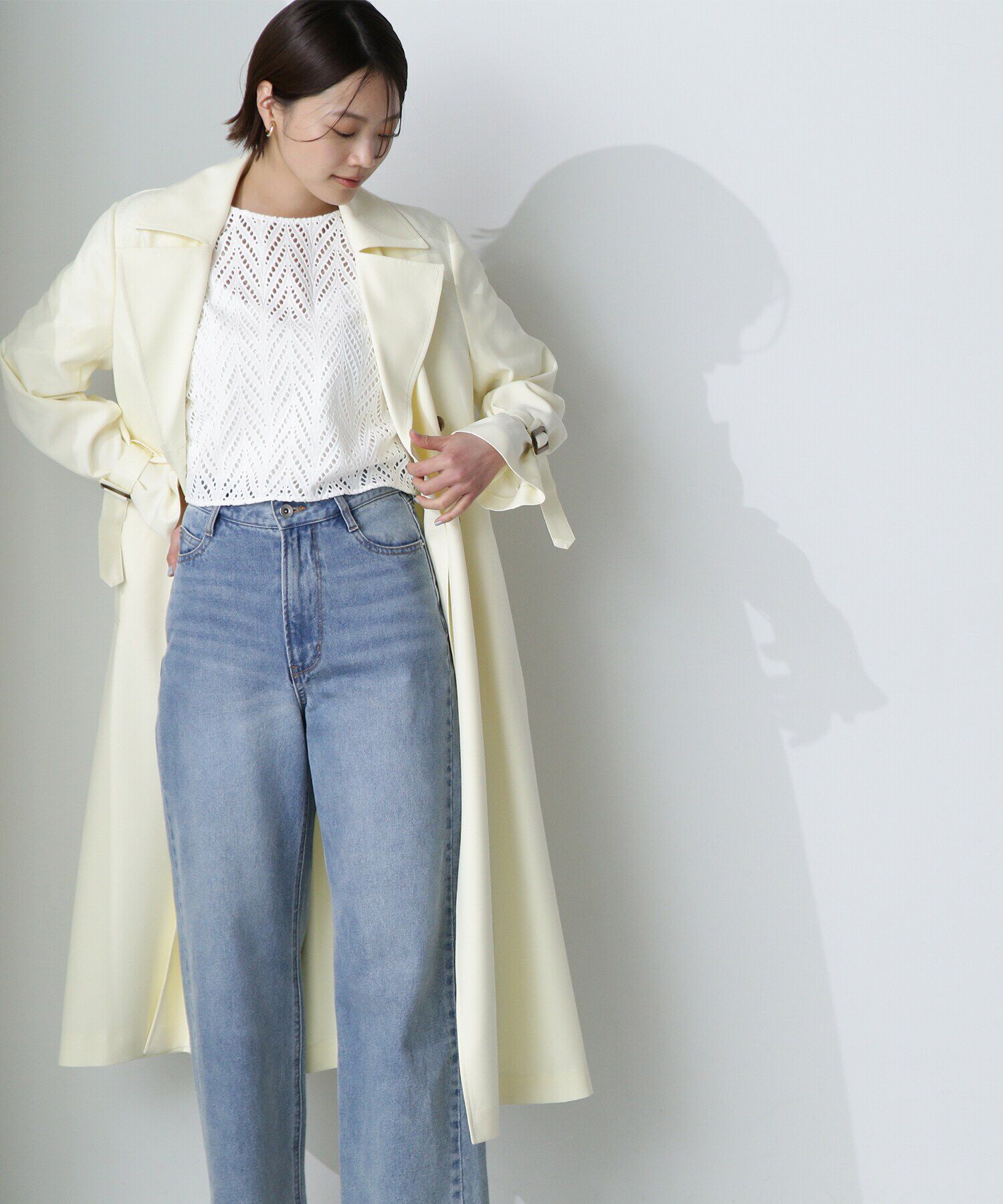  「クリアツイルレディトレンチコート　24SS」|その他|パウダーイエ