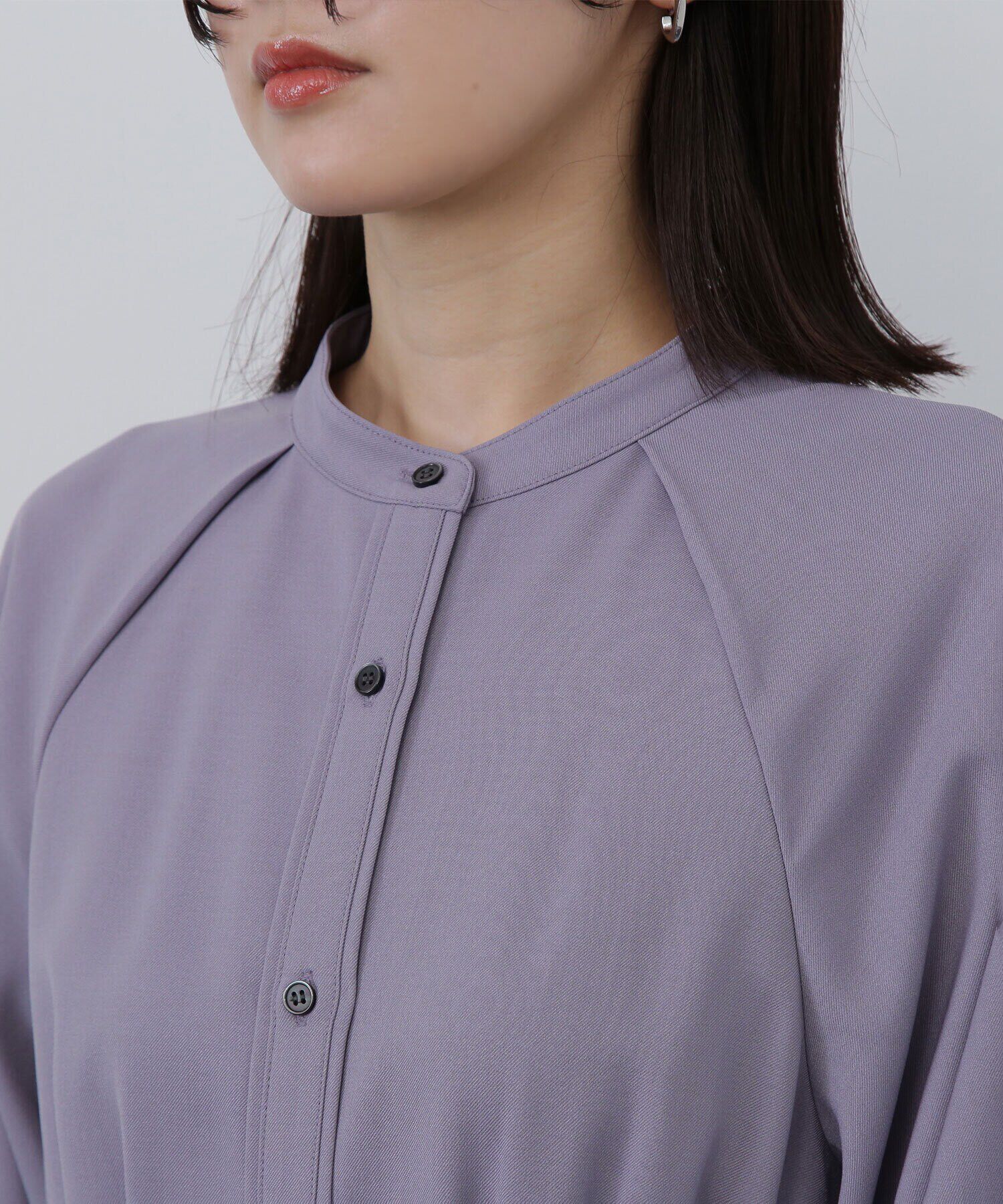  「ベルテッドフォルムスリーブワンピース」|ワンピース|