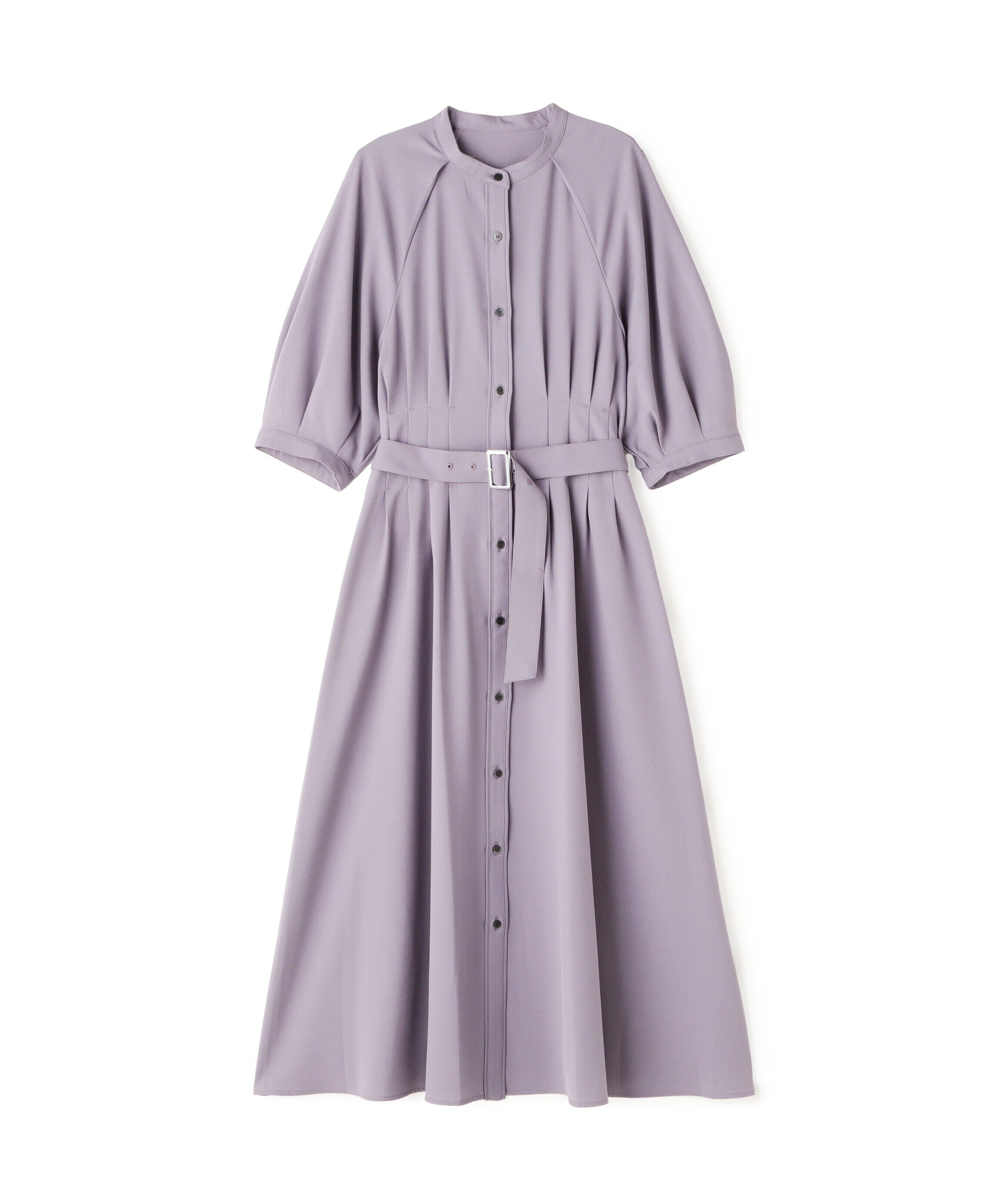  「ベルテッドフォルムスリーブワンピース」|ワンピース|