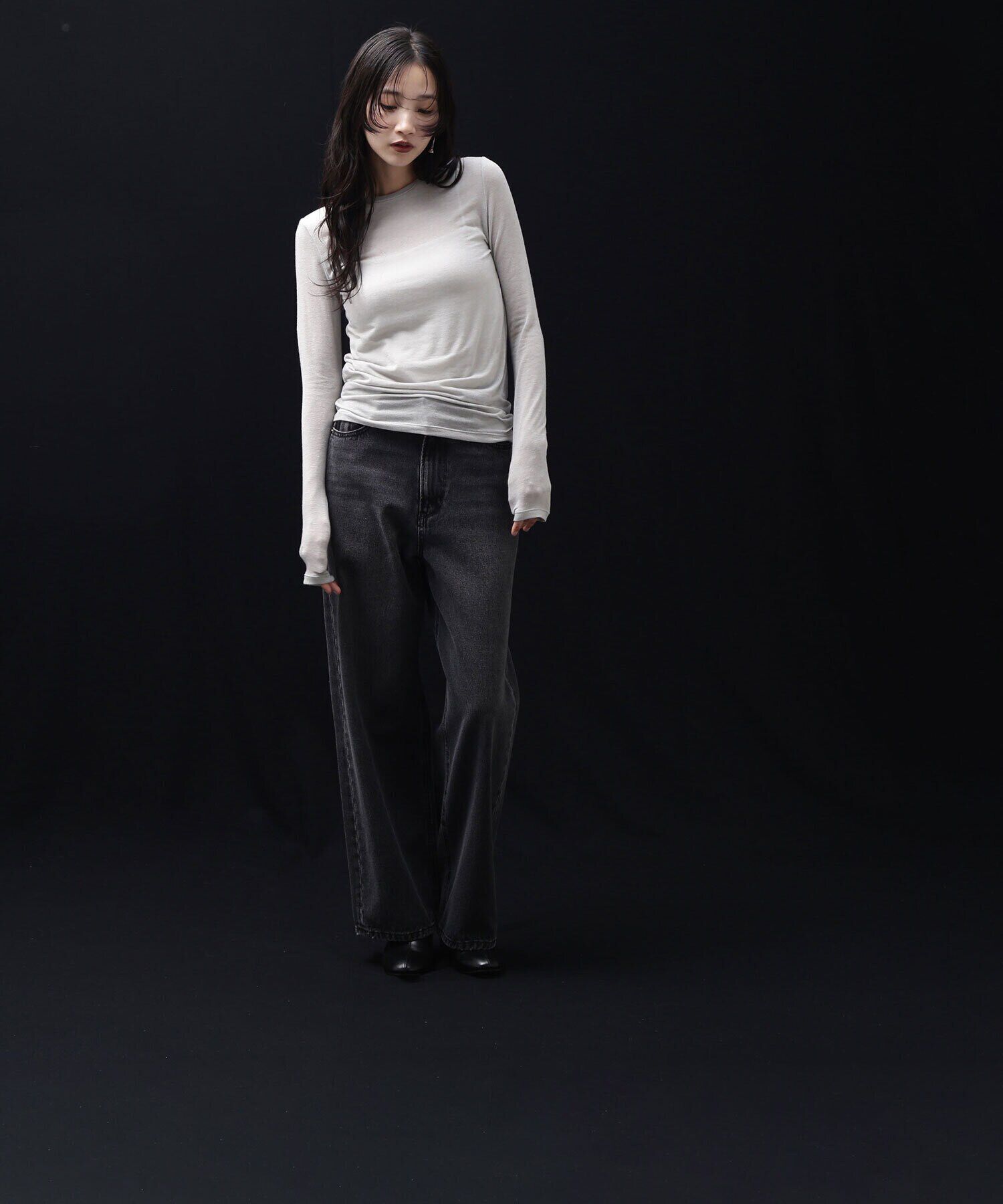  「シアーストレッチカットソーシリーズ クルーネック」|Tシャツ・カットソー|