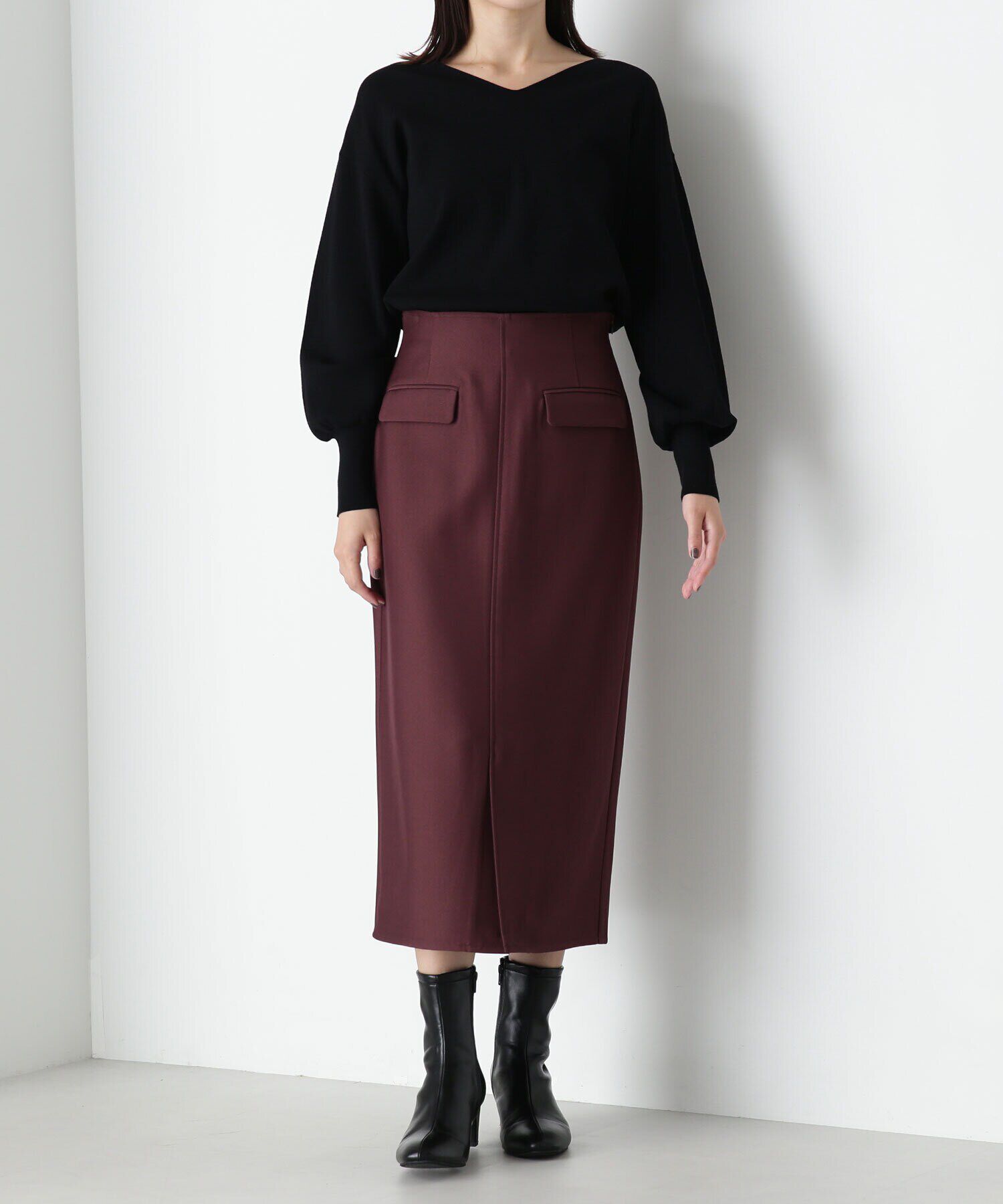  「フラップポケットタイトスカート」|スカート|