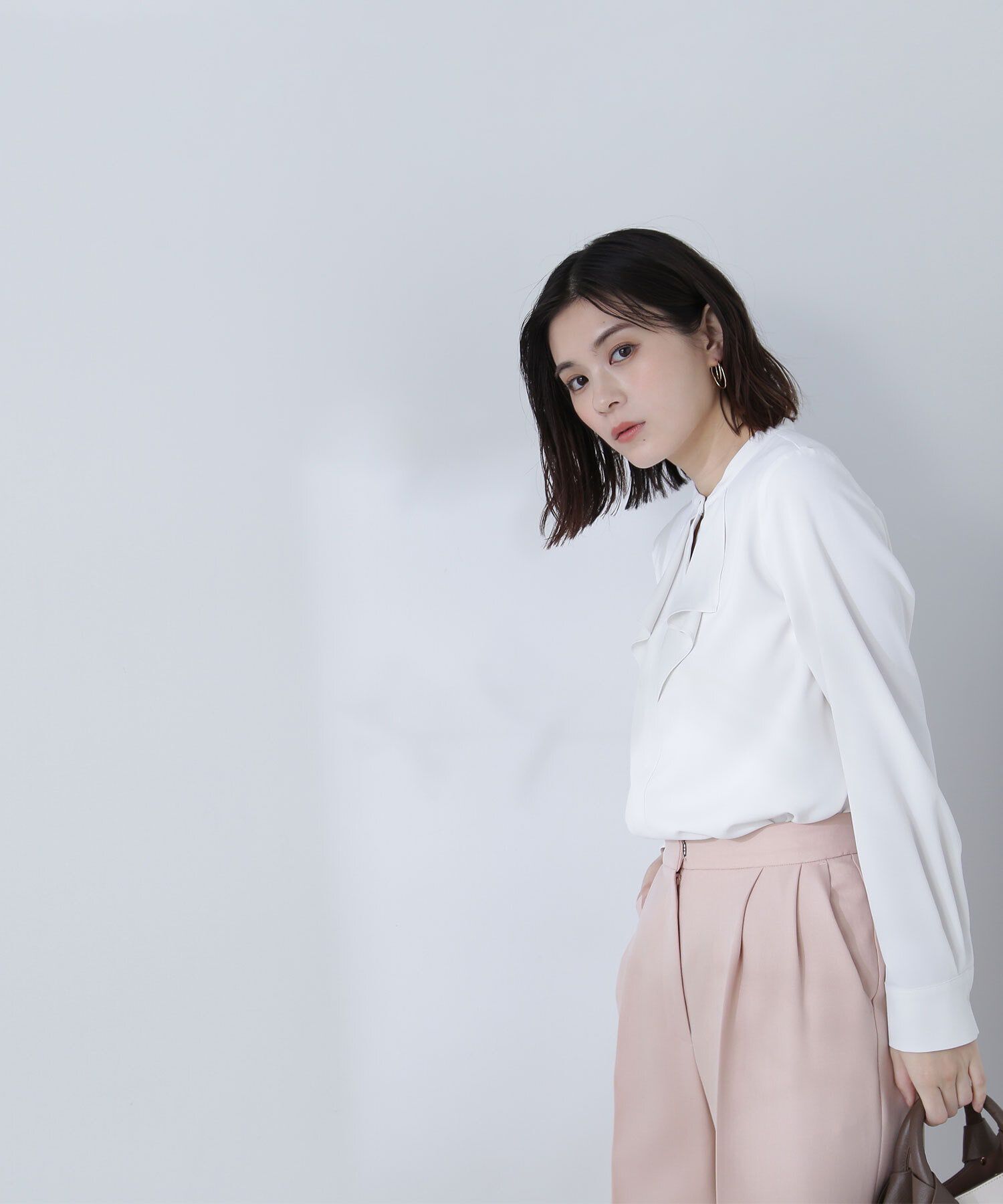  「メタルポイントフリルブラウス」|シャツ・ブラウス|