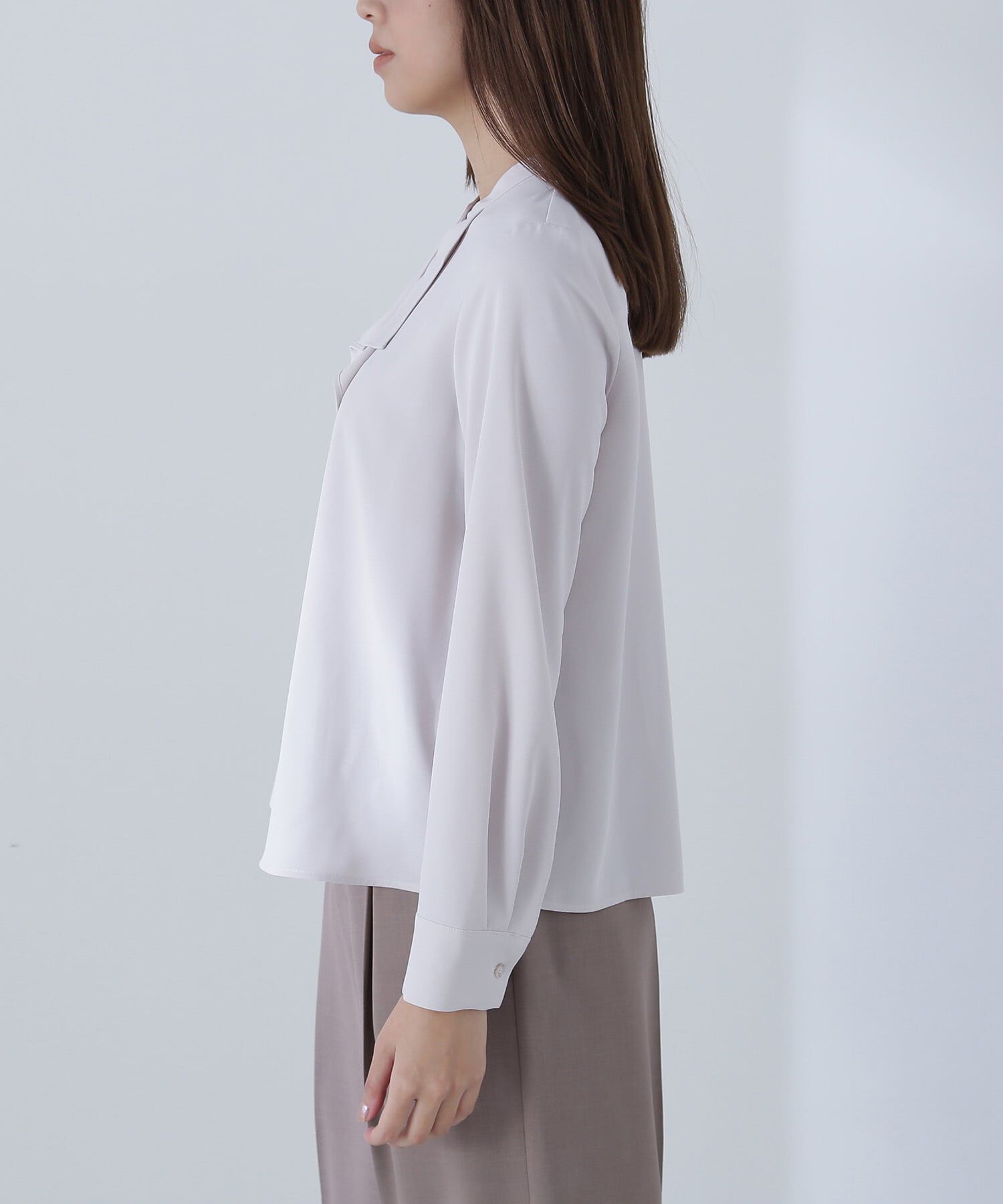  「メタルポイントフリルブラウス」|シャツ・ブラウス|