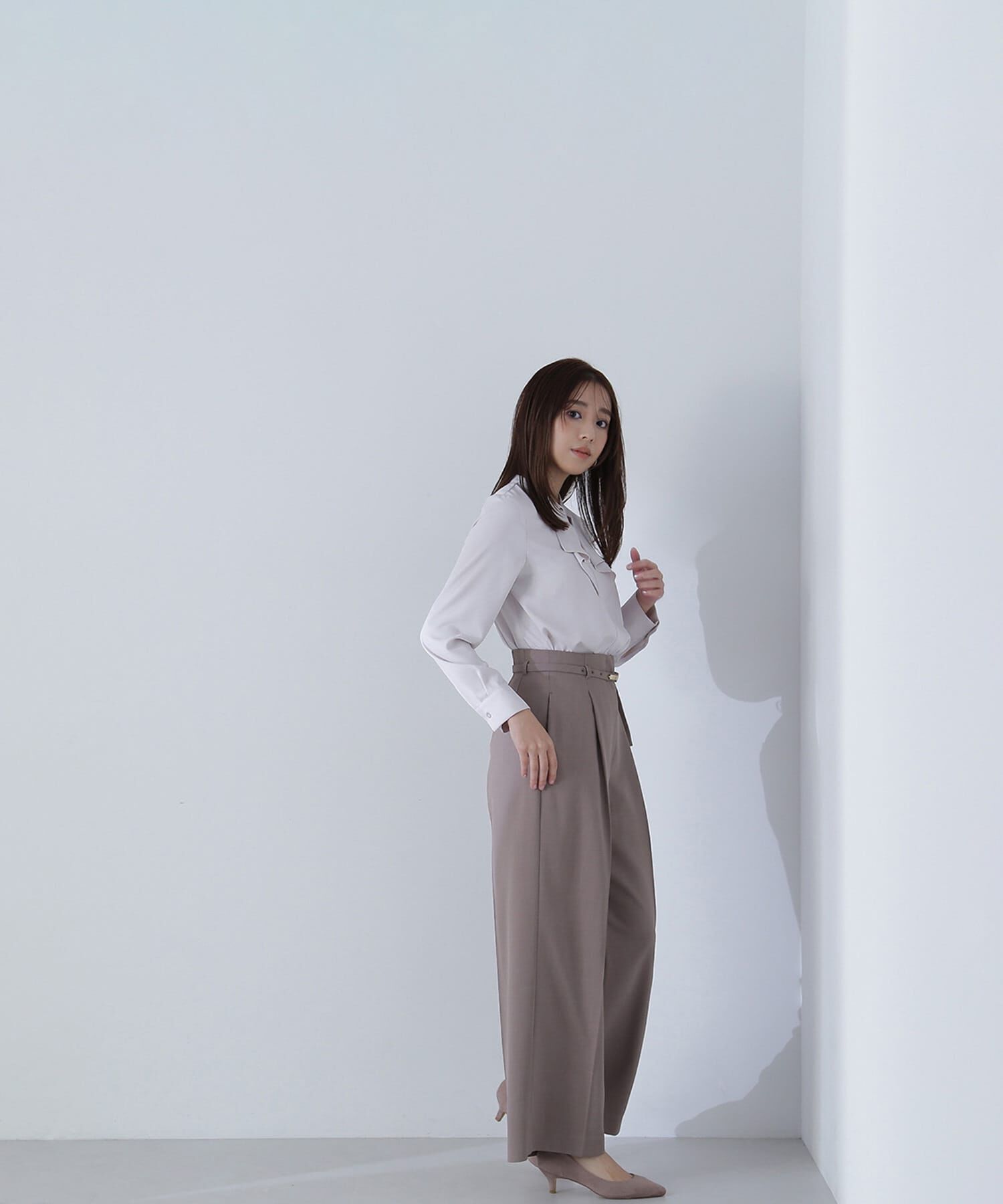  「メタルポイントフリルブラウス」|シャツ・ブラウス|