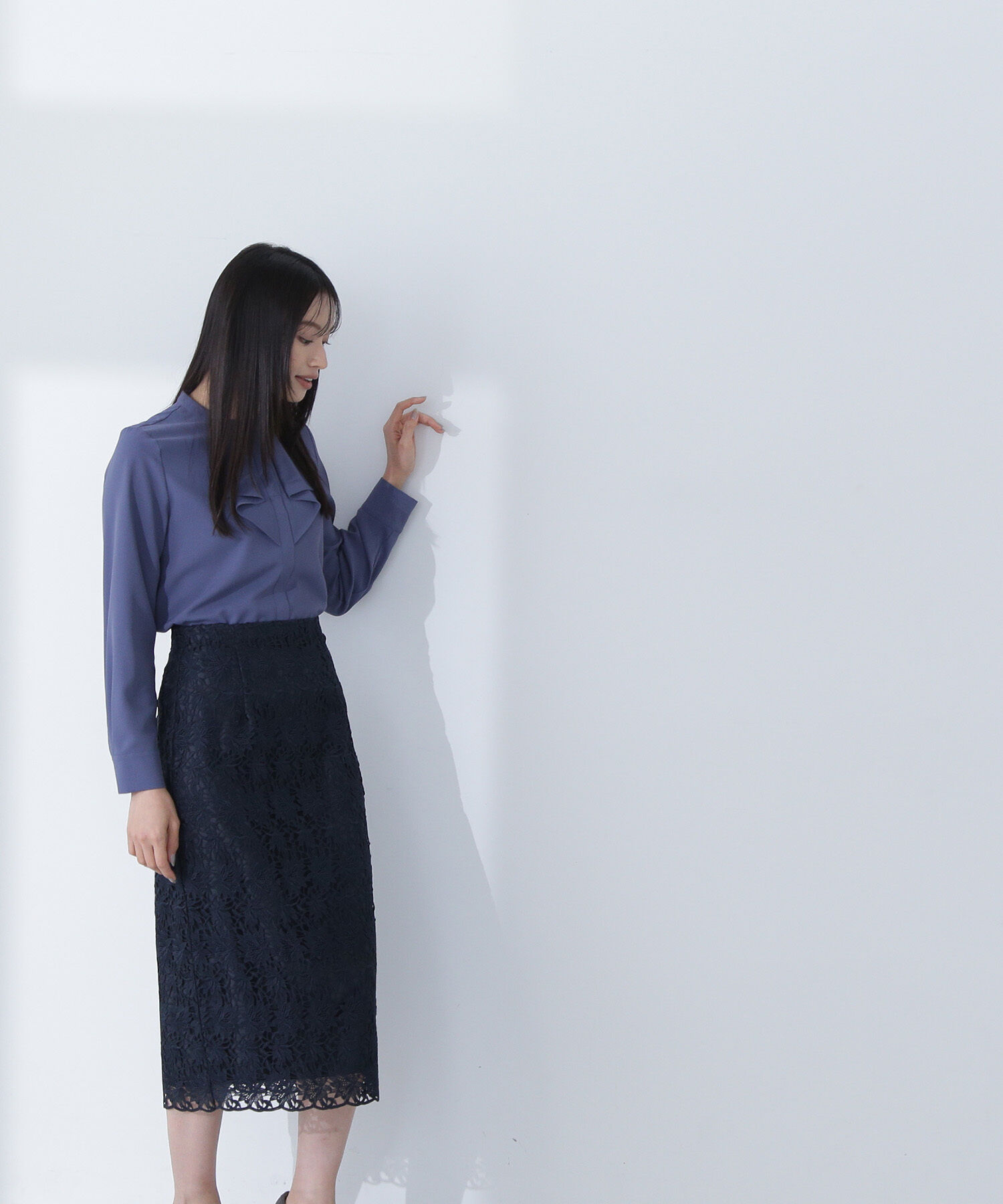  「メタルポイントフリルブラウス」|シャツ・ブラウス|