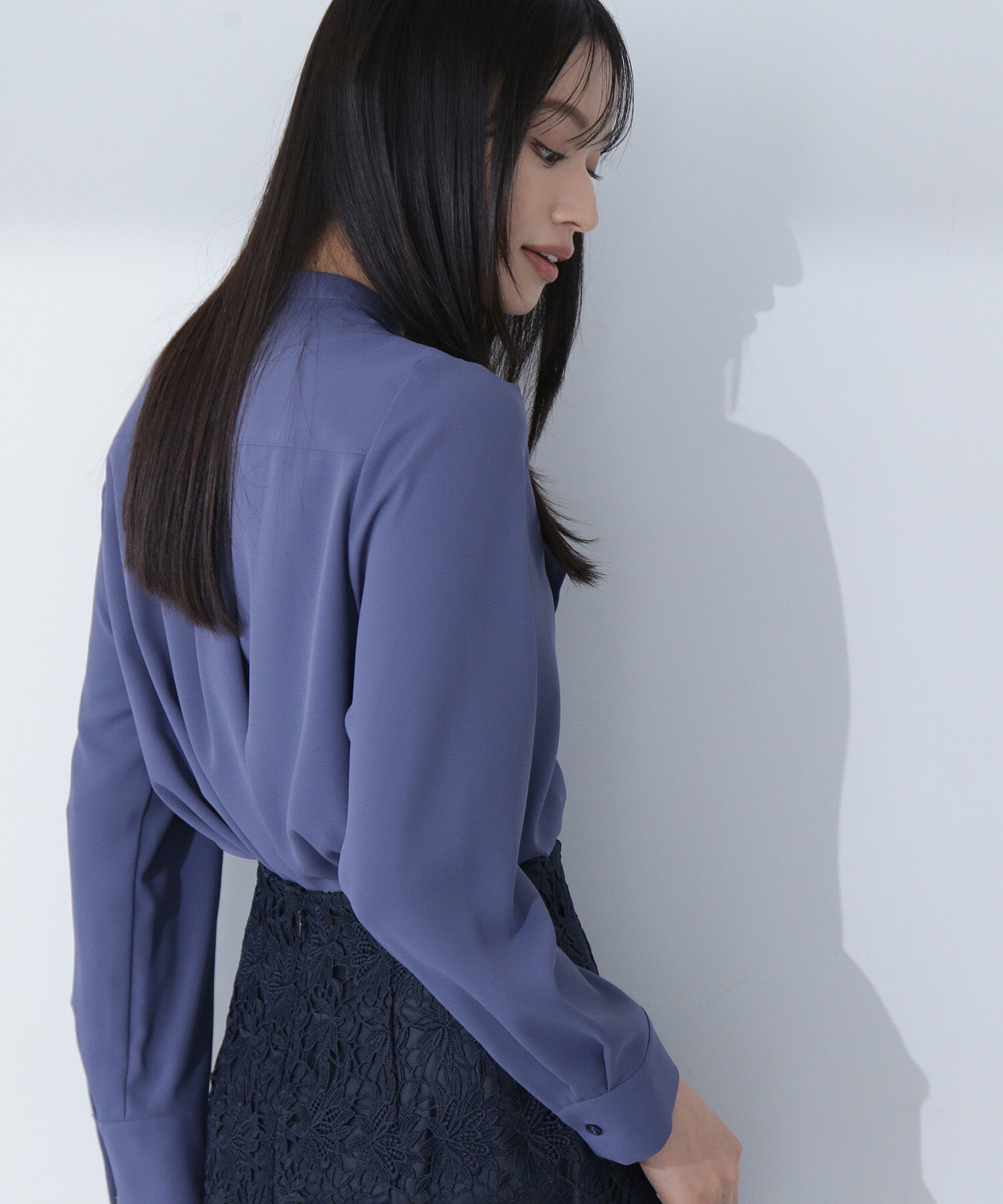  「メタルポイントフリルブラウス」|シャツ・ブラウス|