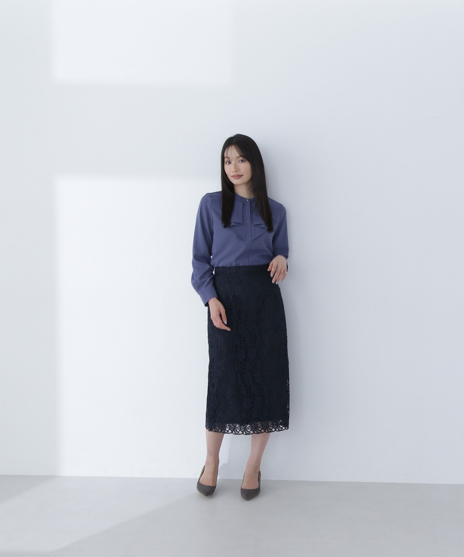  「メタルポイントフリルブラウス」|シャツ・ブラウス|