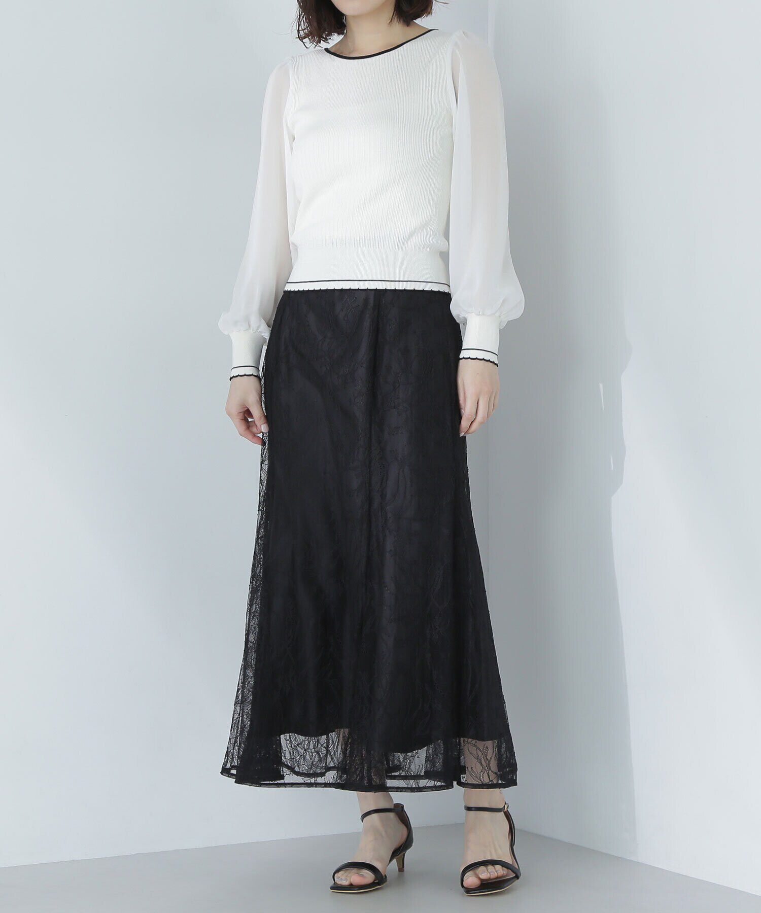  「ラッセルレースマーメイドスカート」|スカート|