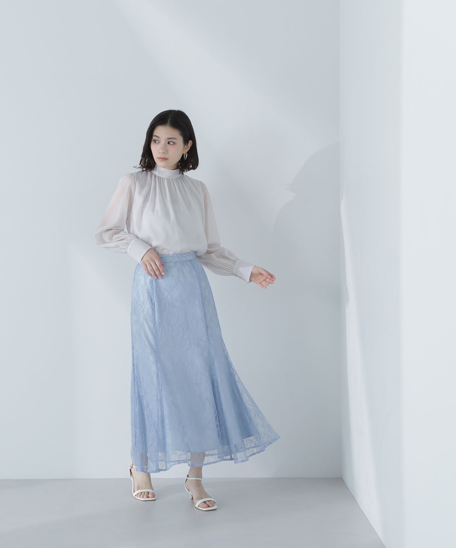  「ラッセルレースマーメイドスカート」|スカート|