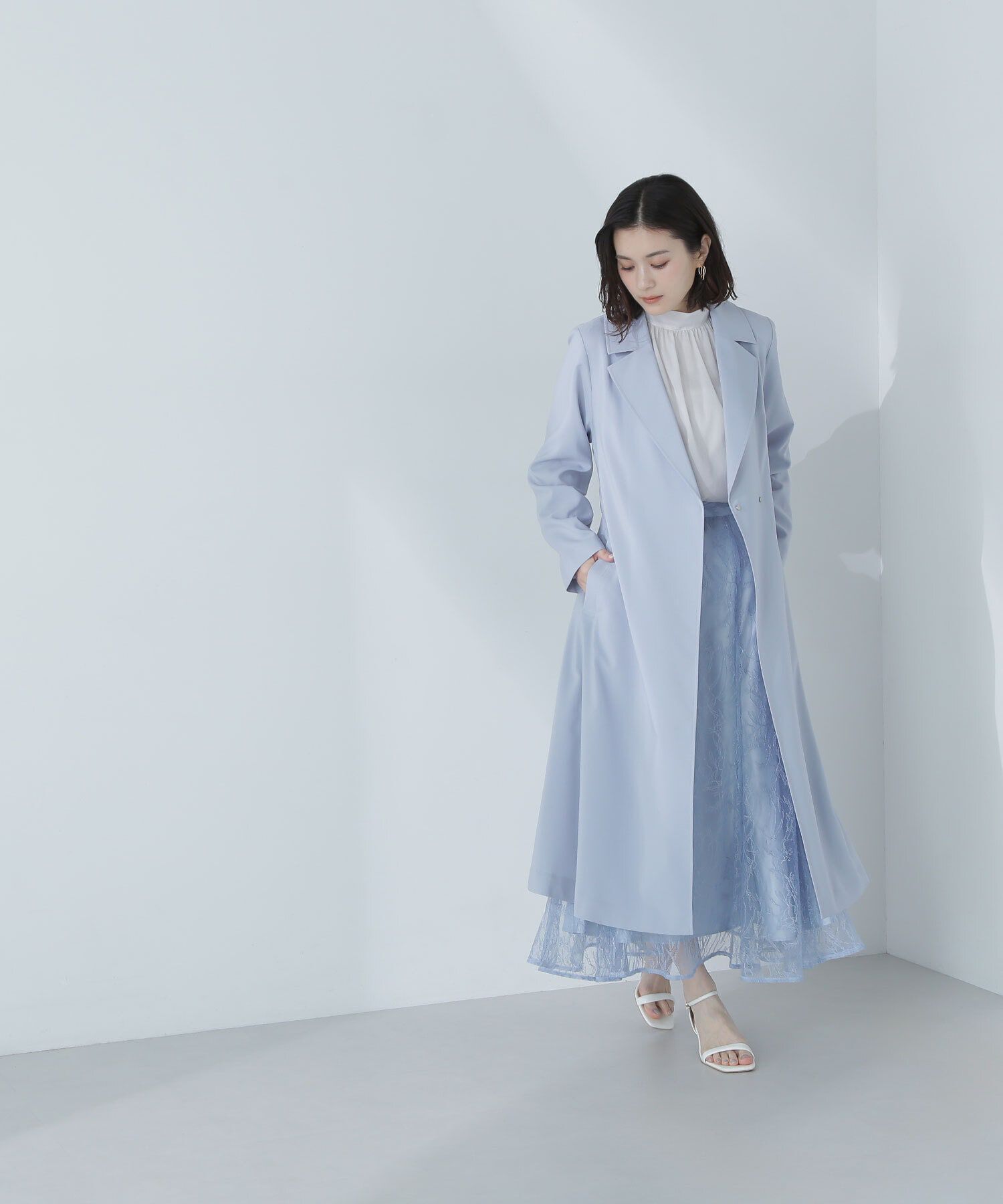  「ラッセルレースマーメイドスカート」|スカート|