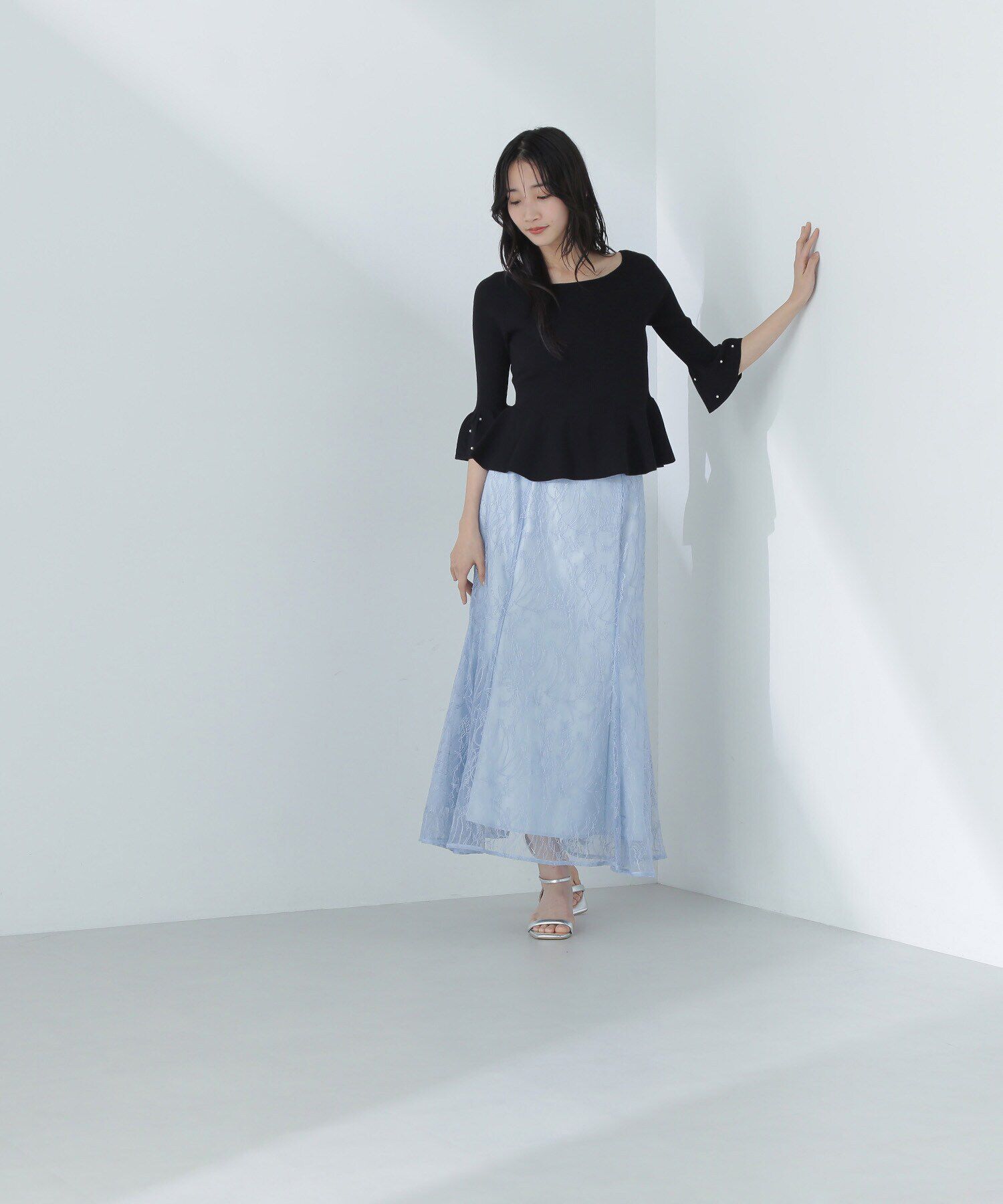  「ラッセルレースマーメイドスカート」|スカート|