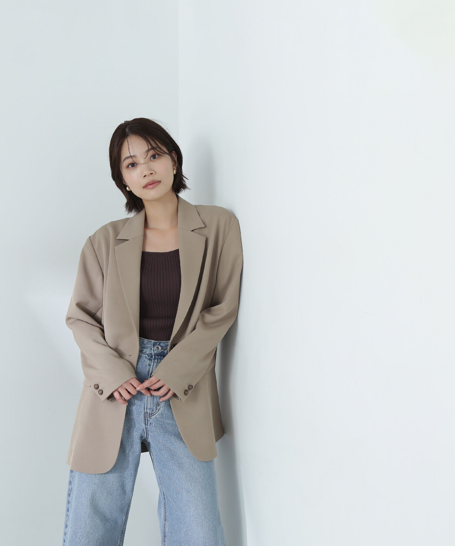  「シングルテーラーオーバージャケット」|ブルゾン・スタジャン|