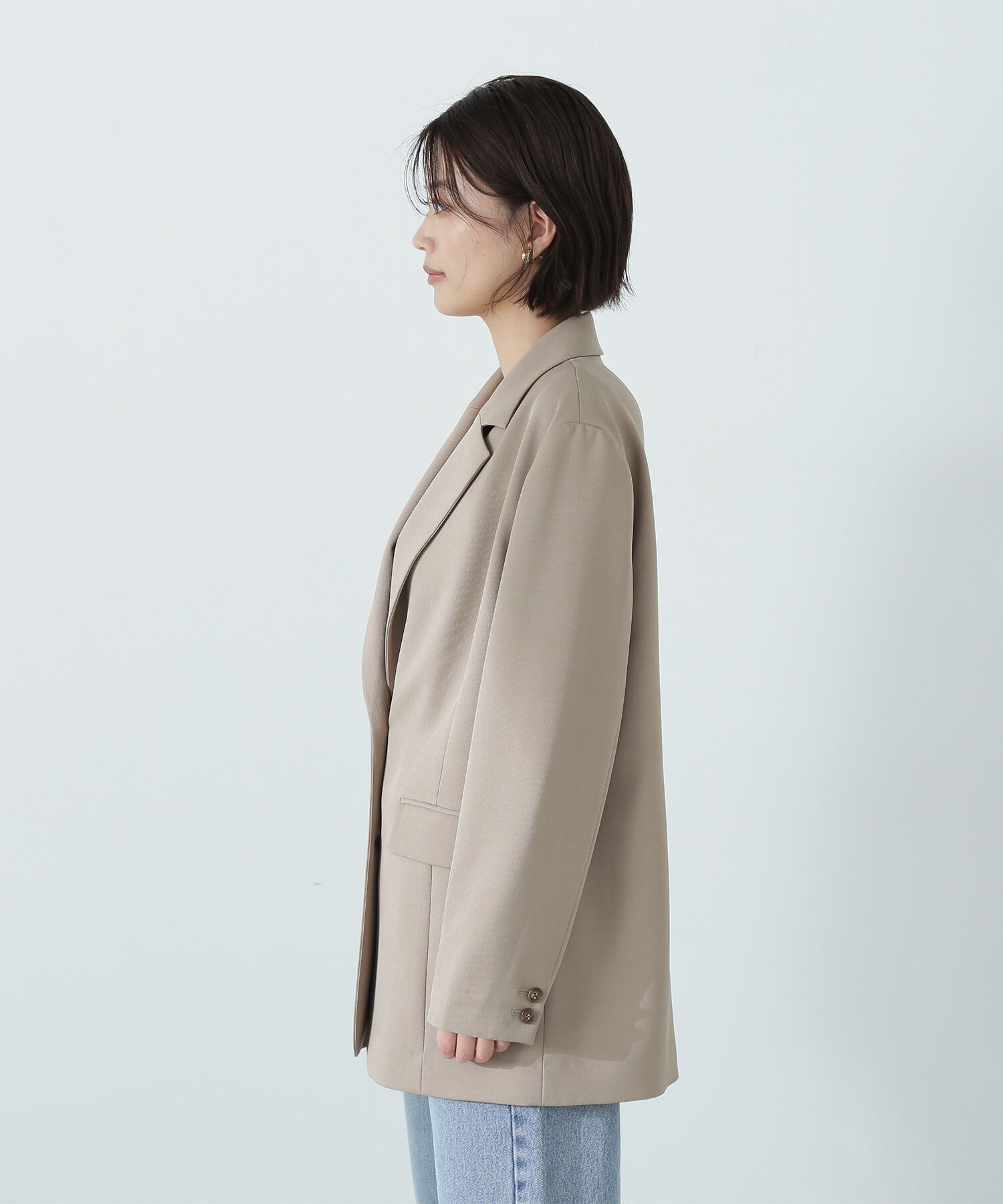  「シングルテーラーオーバージャケット」|ブルゾン・スタジャン|