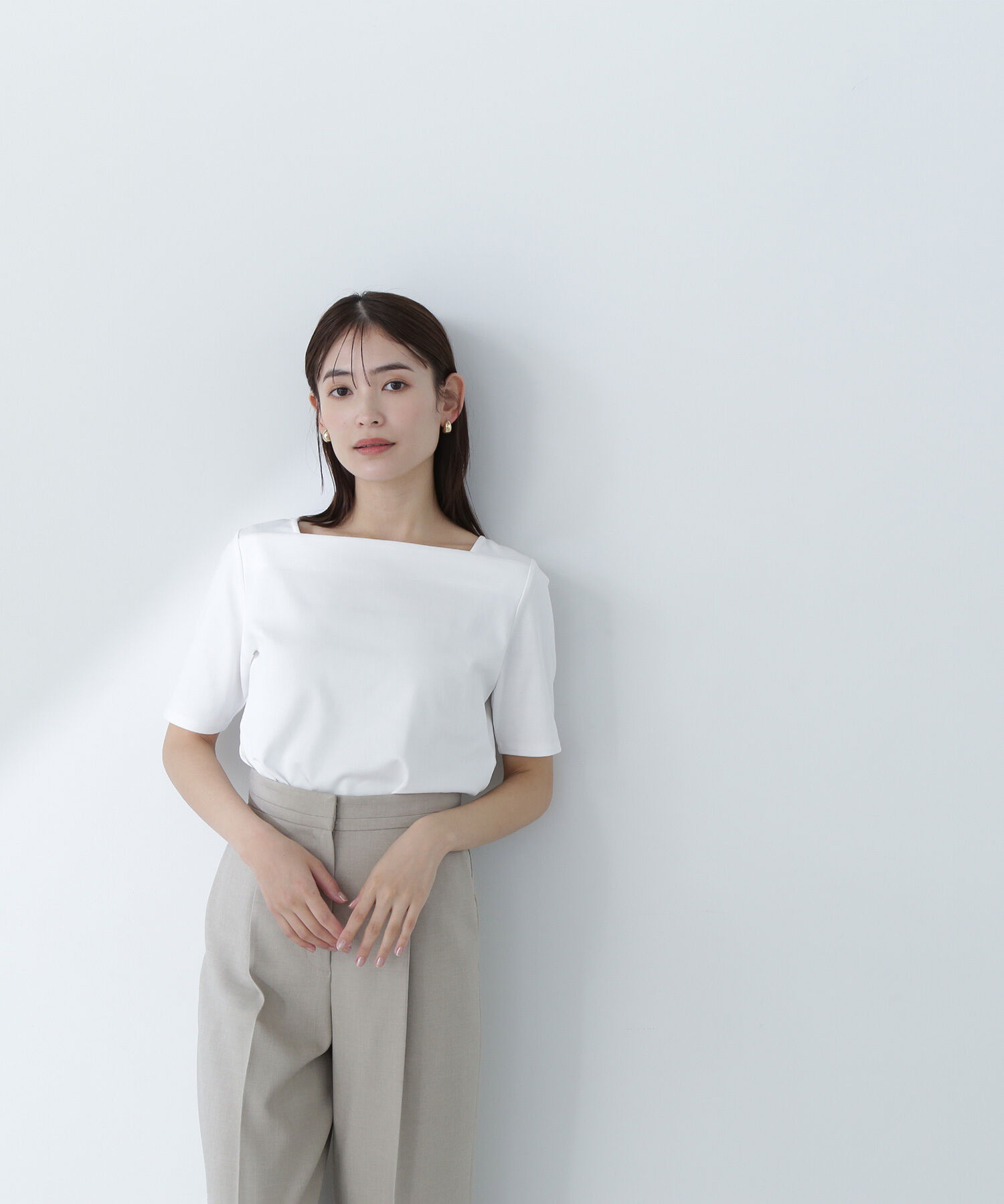  「ベーシックTシャツシリーズ スクエアネック」|Tシャツ・カットソー|オフ1