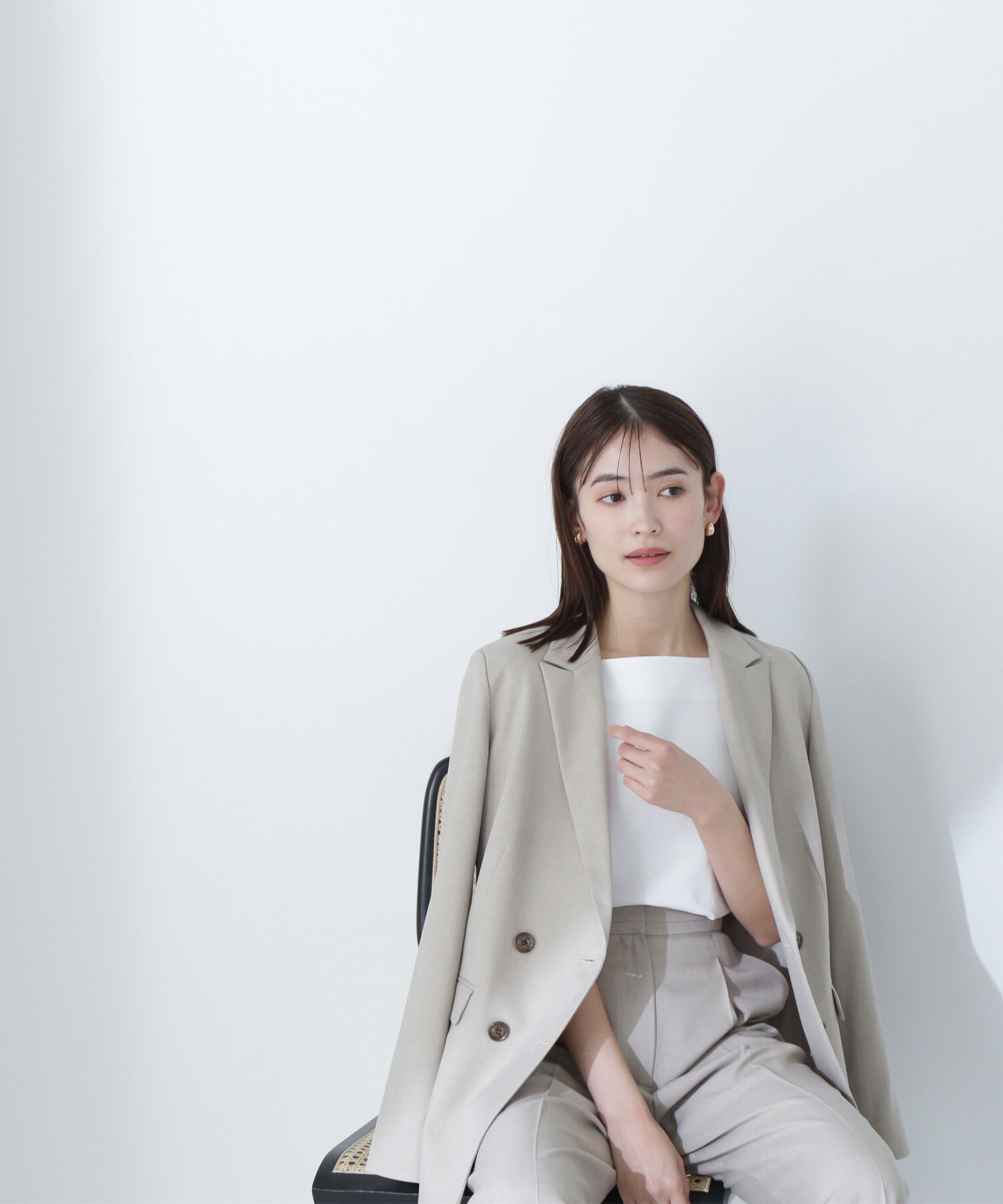  「ベーシックTシャツシリーズ スクエアネック」|Tシャツ・カットソー|