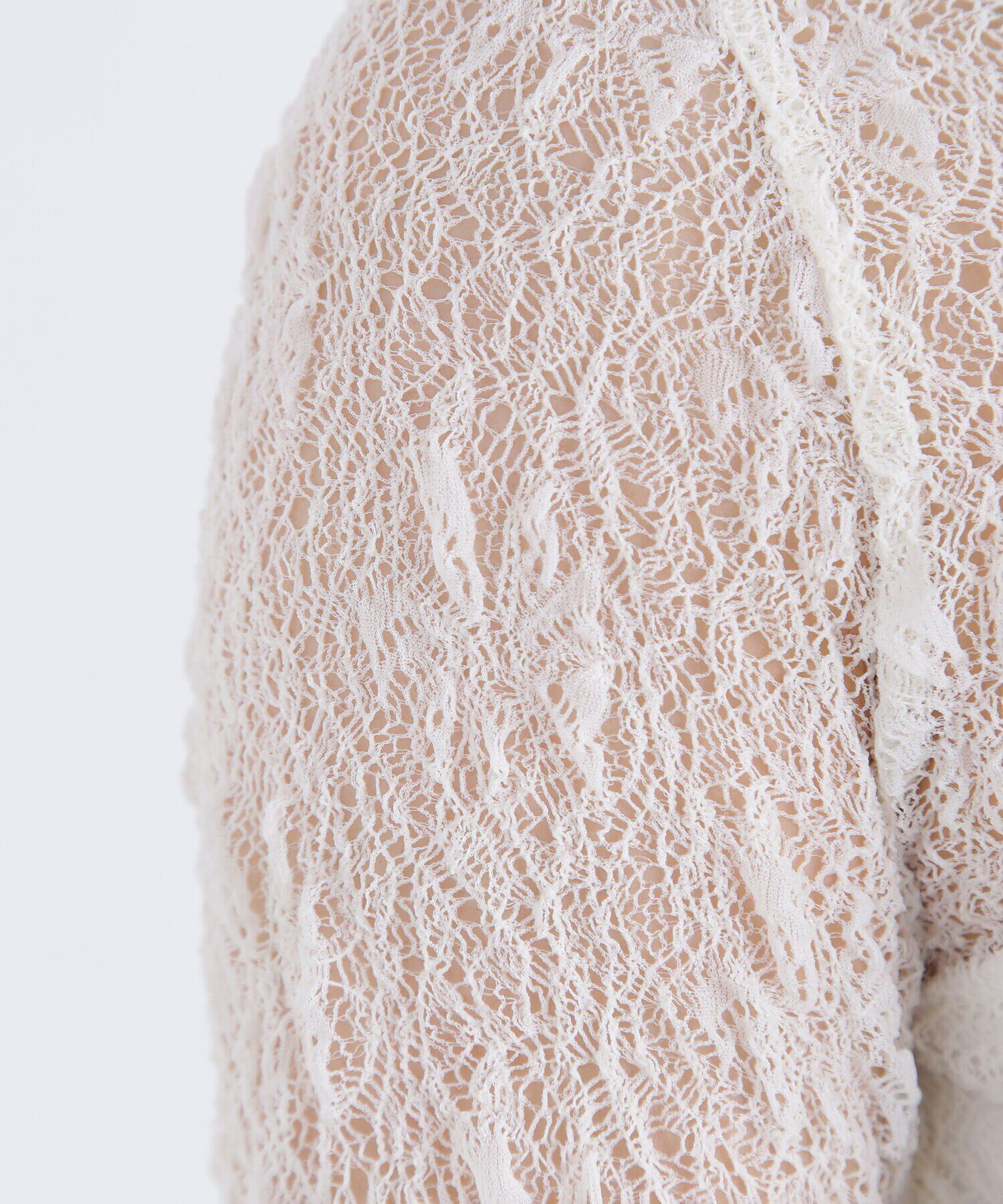  「ソフトシアーレースカットソー」|Tシャツ・カットソー|