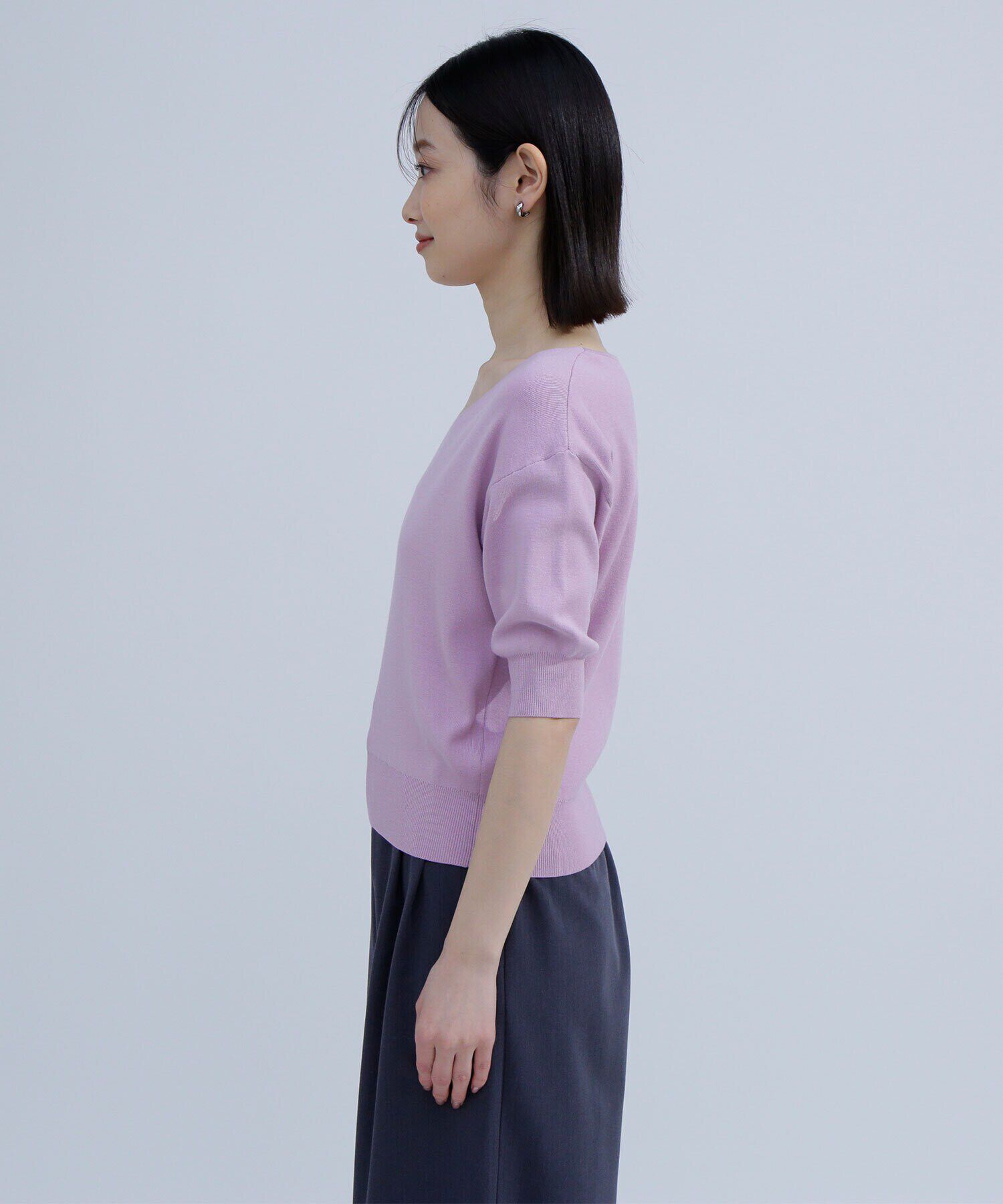  「総針ベーシックシリーズ Vネックニット」|ニット・セーター|