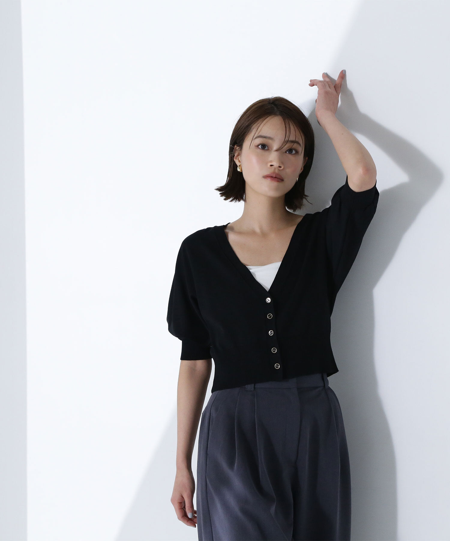  「ドルマンボレロカーディガン」|ニット・セーター|