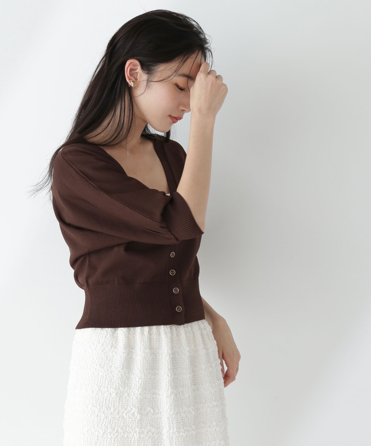  「ドルマンボレロカーディガン」|ニット・セーター|