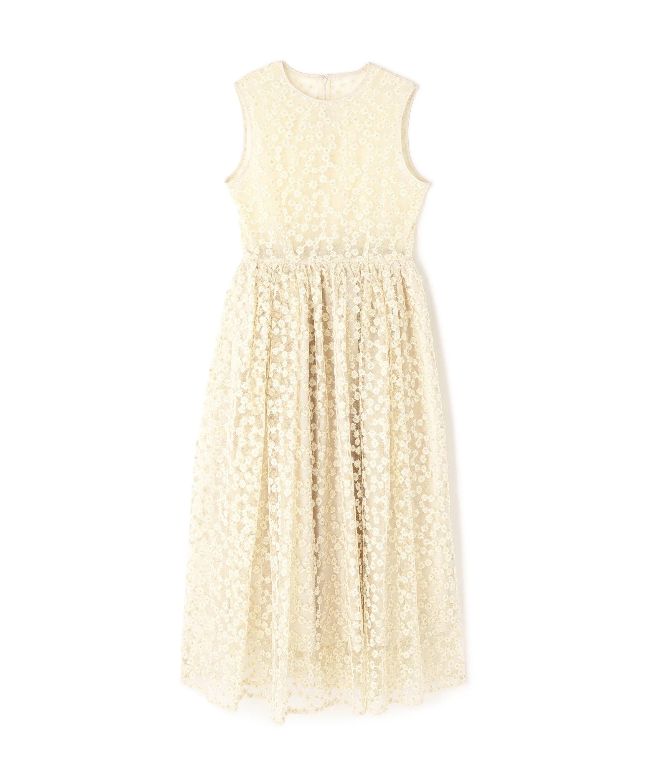  「シアーエンブロイダリーワンピース」|ワンピース|