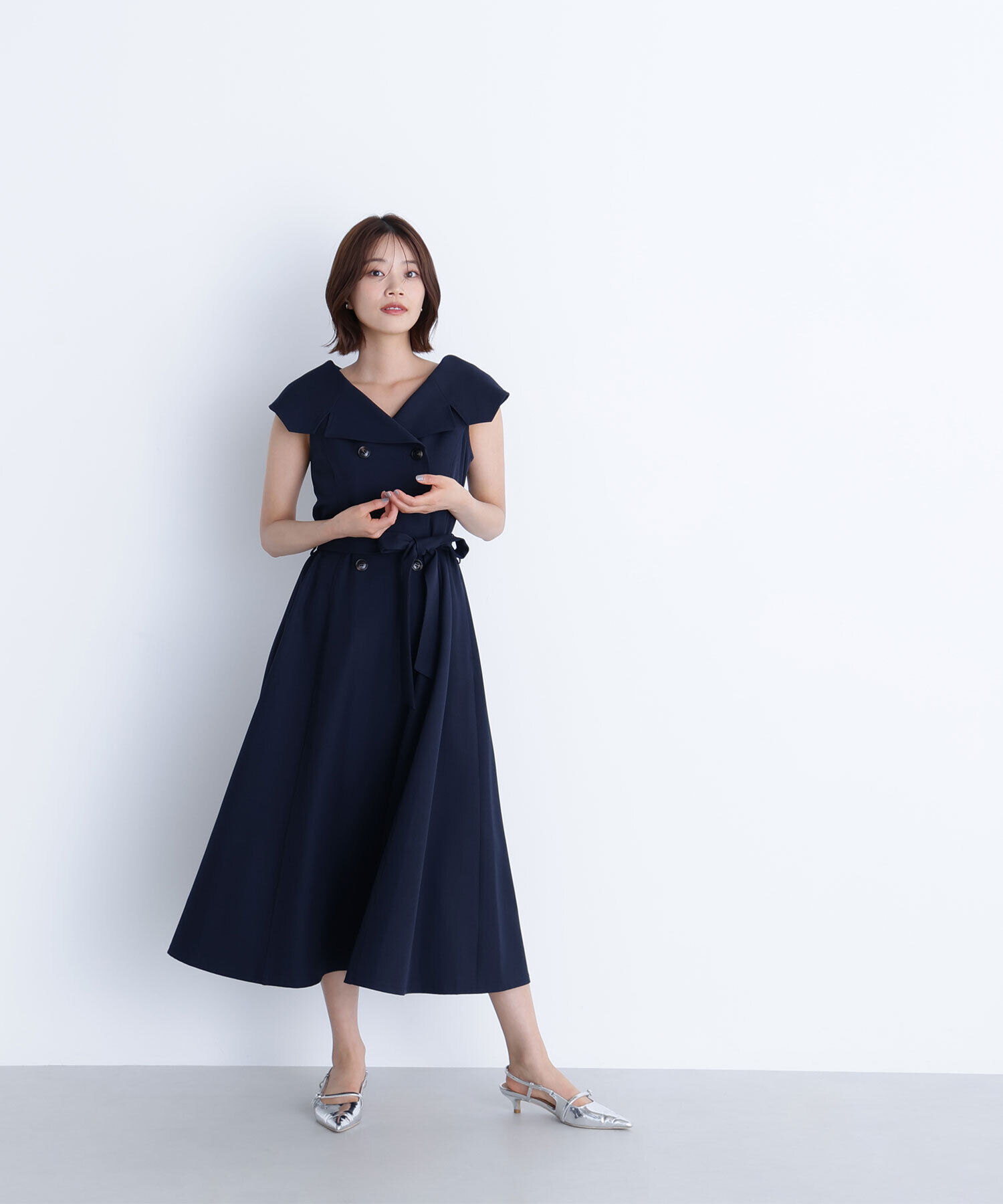  「トレンチディテールワンピース」|ワンピース|