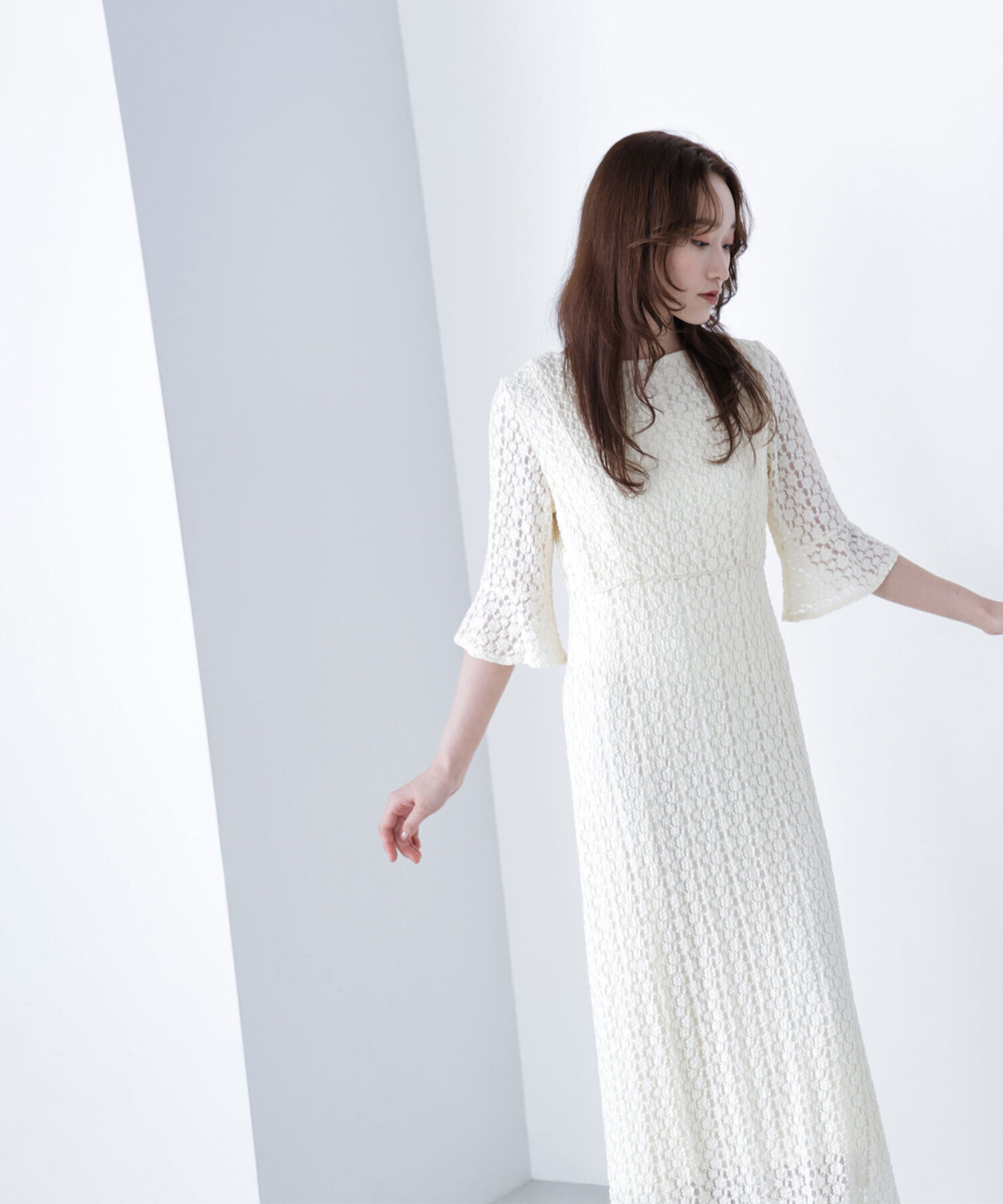  「レースフレアワンピース」|ワンピース|