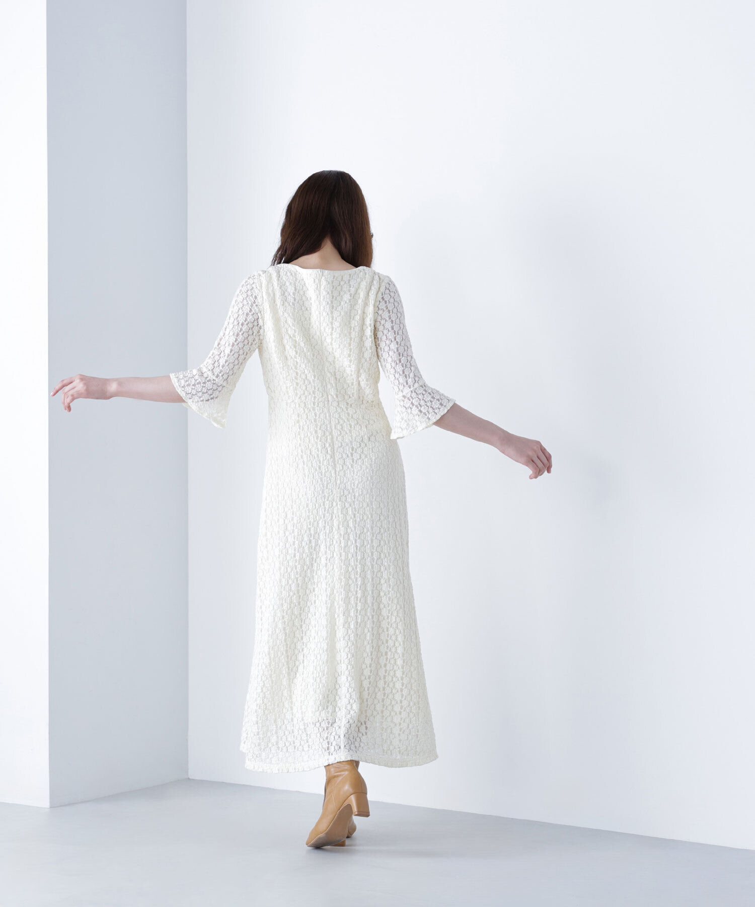  「レースフレアワンピース」|ワンピース|