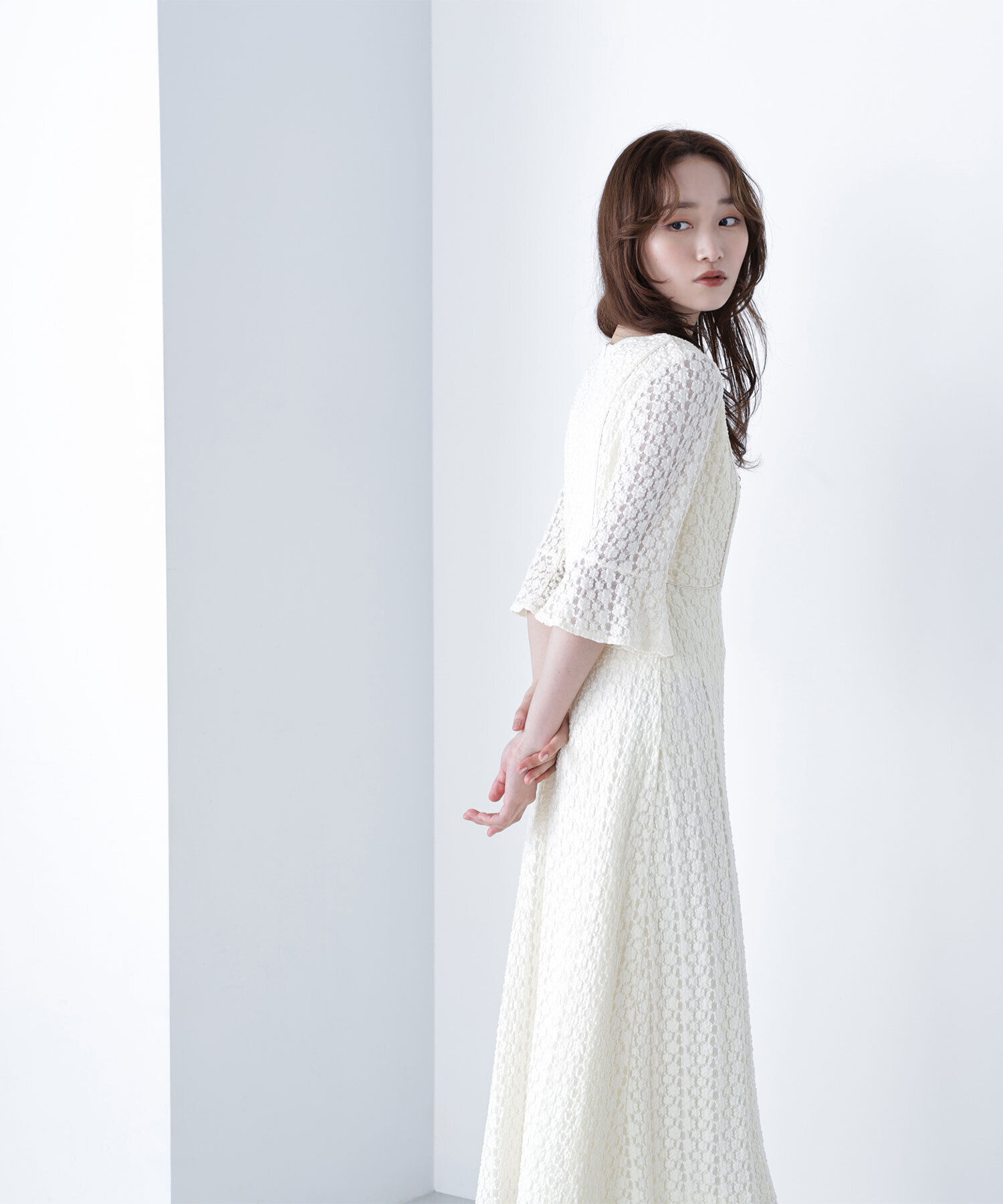  「レースフレアワンピース」|ワンピース|