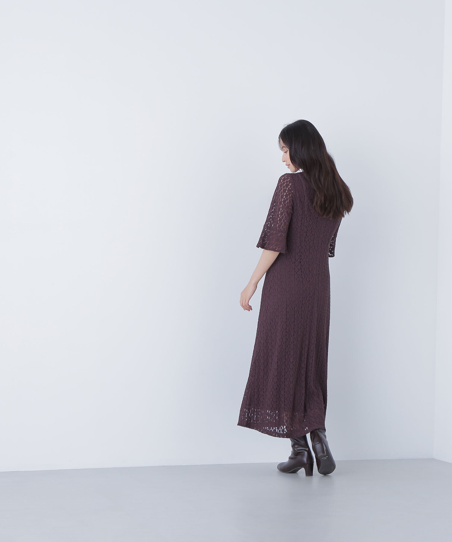  「レースフレアワンピース」|ワンピース|