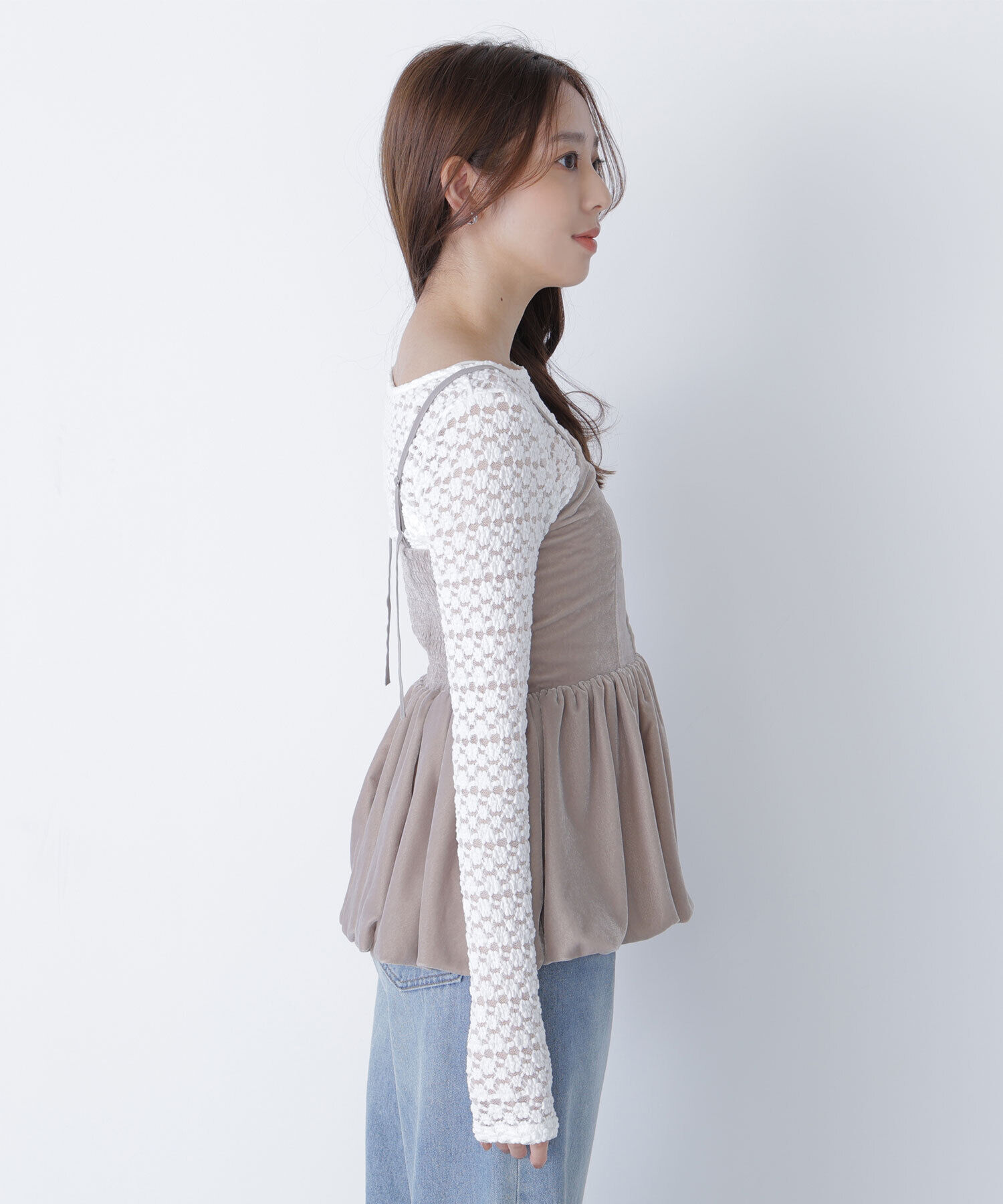  「ベルベットキャミビスチェ」|シャツ・ブラウス|