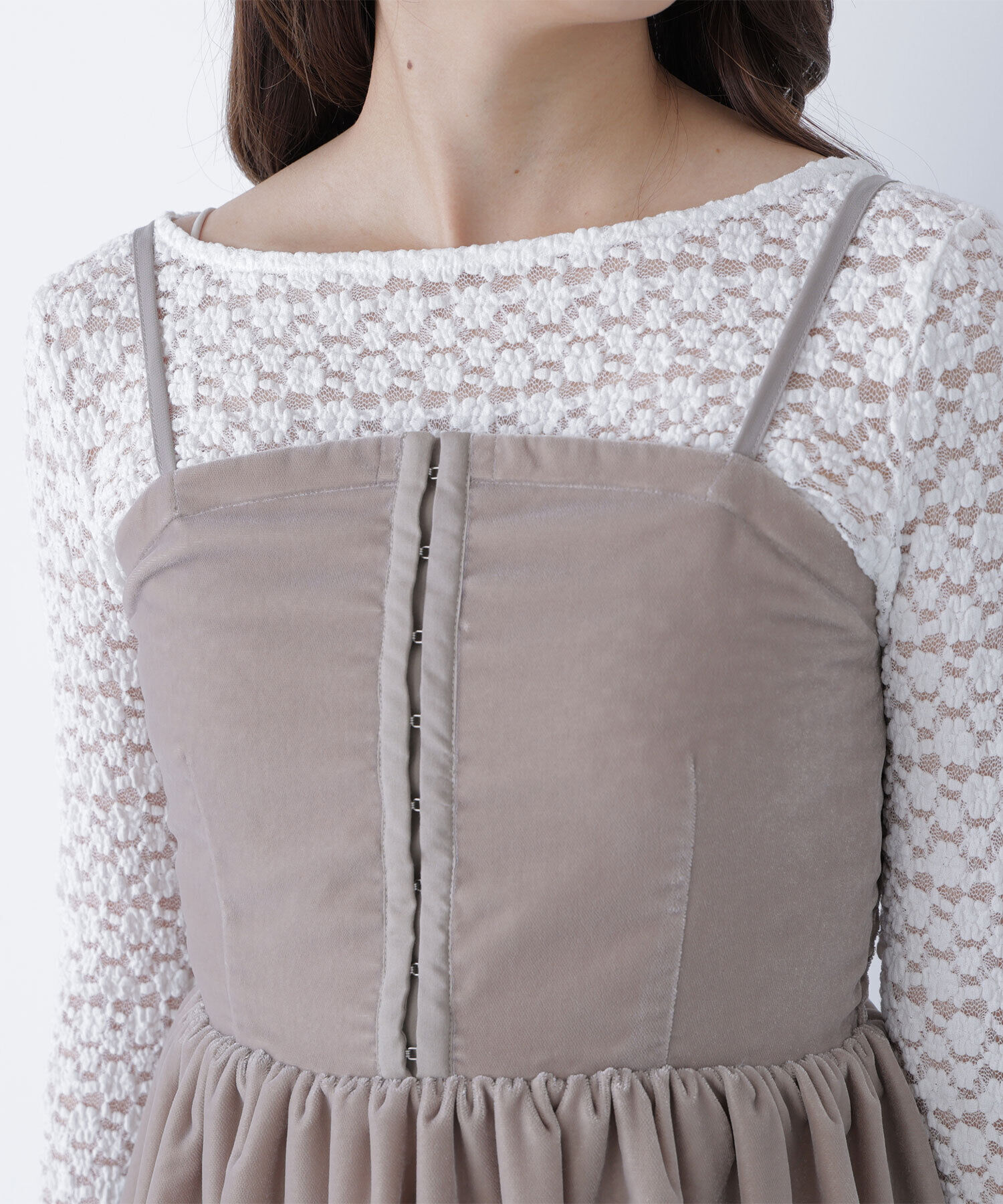  「ベルベットキャミビスチェ」|シャツ・ブラウス|