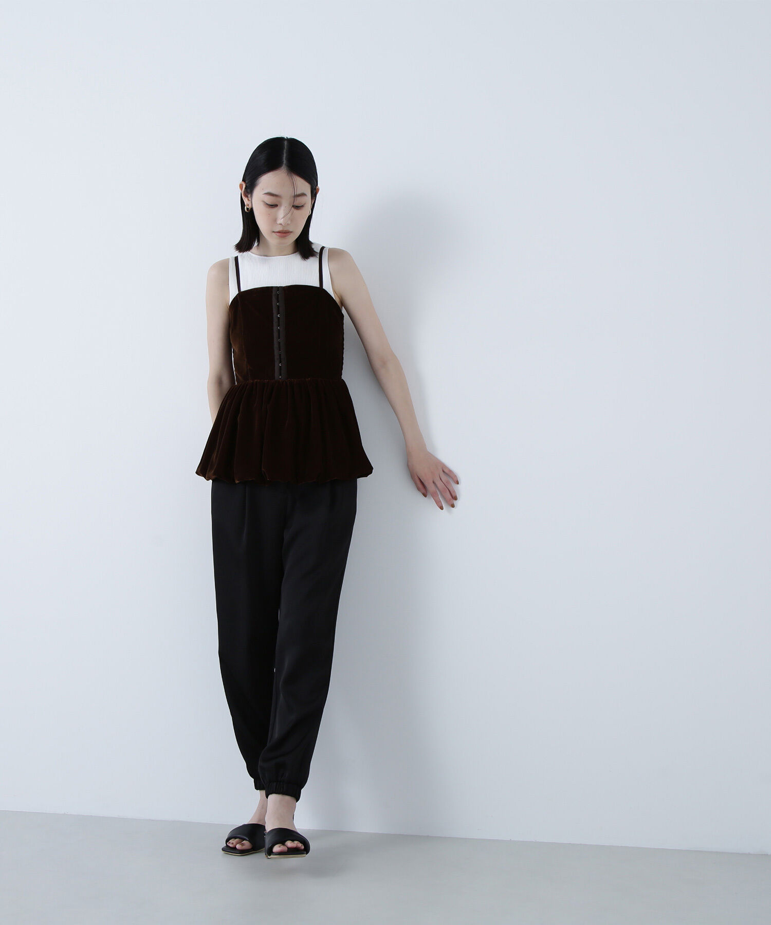  「ベルベットキャミビスチェ」|シャツ・ブラウス|