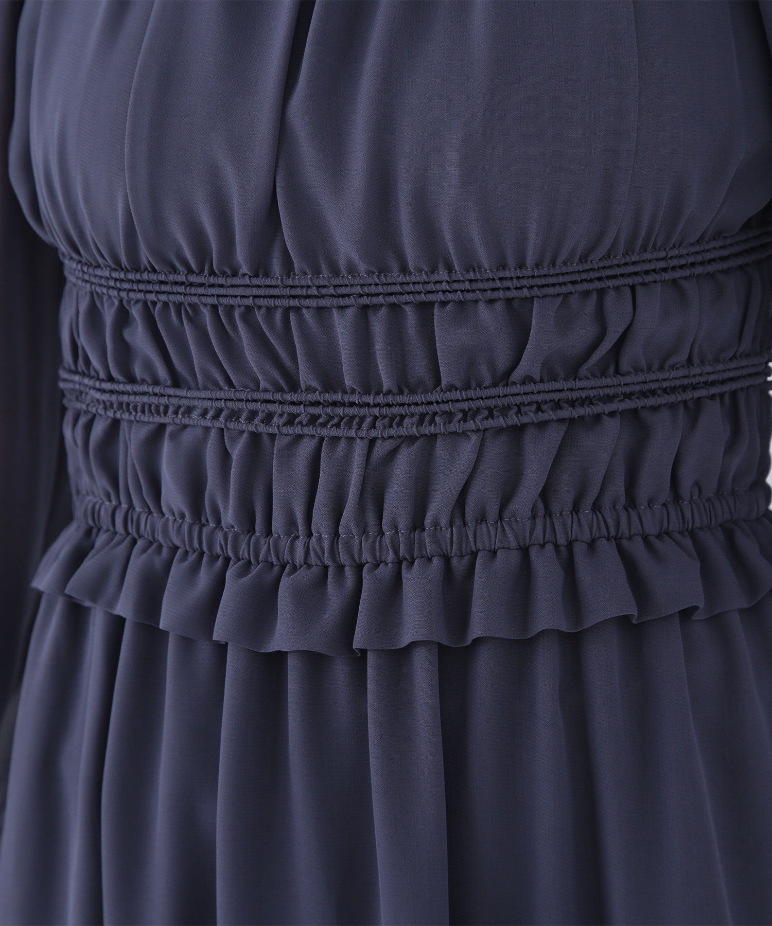  「シャーリングシアーワンピース」|ワンピース|