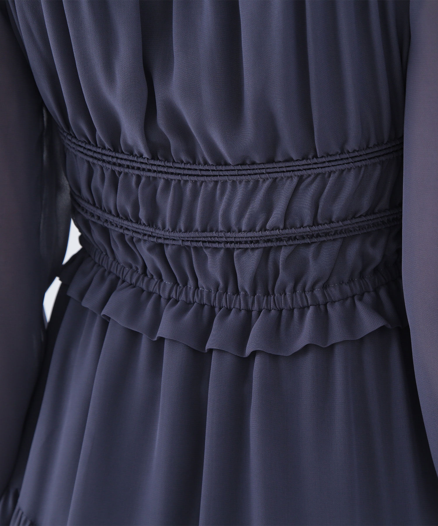  「シャーリングシアーワンピース」|ワンピース|