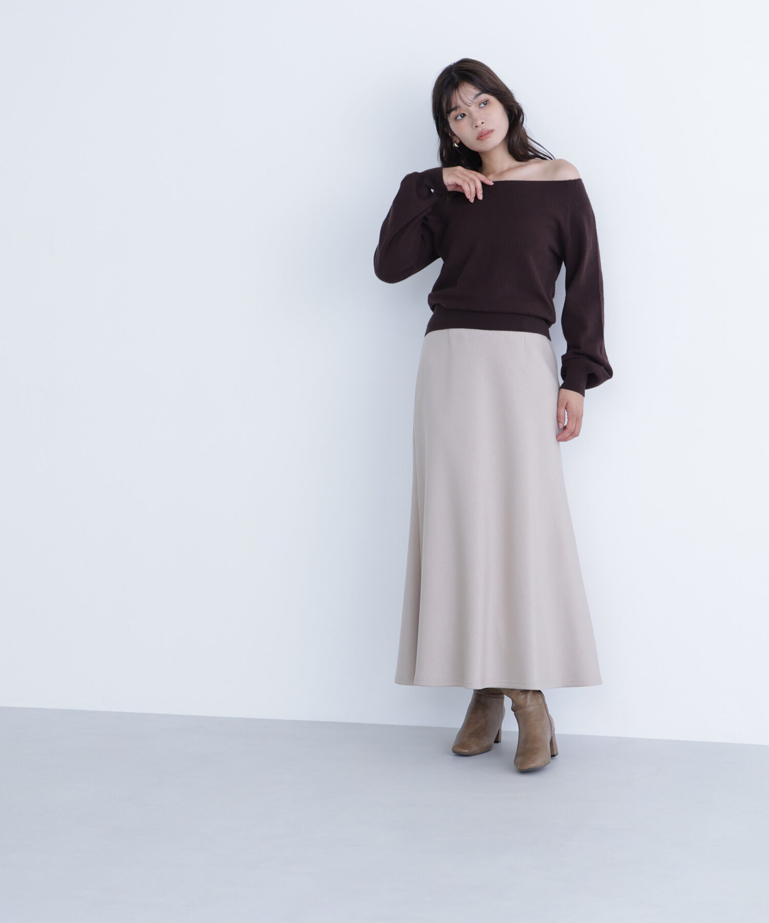  「FOX混ジェントリーシリーズ ボートネックニット」|ニット・セーター|