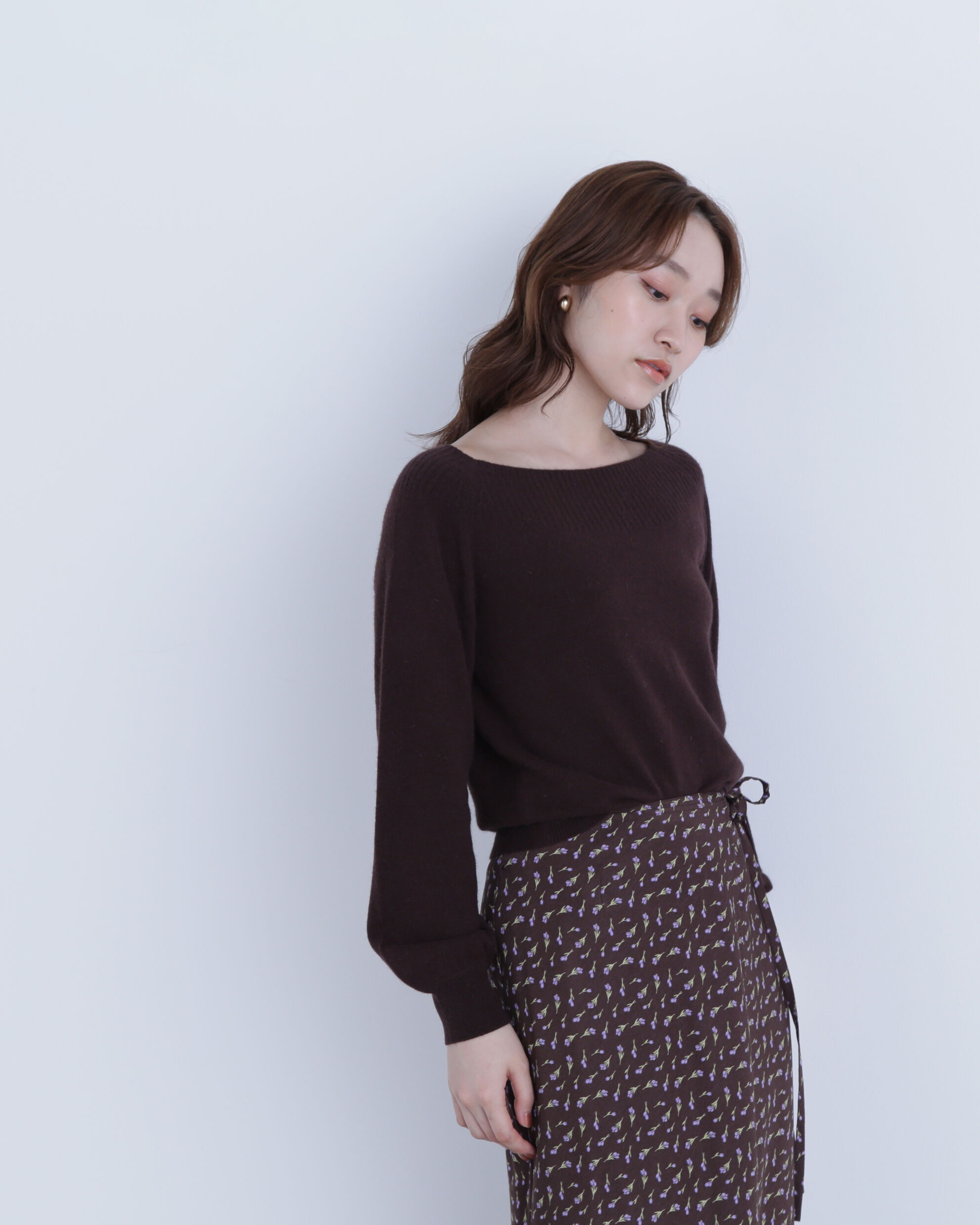  「FOX混ジェントリーシリーズ ボートネックニット」|ニット・セーター|