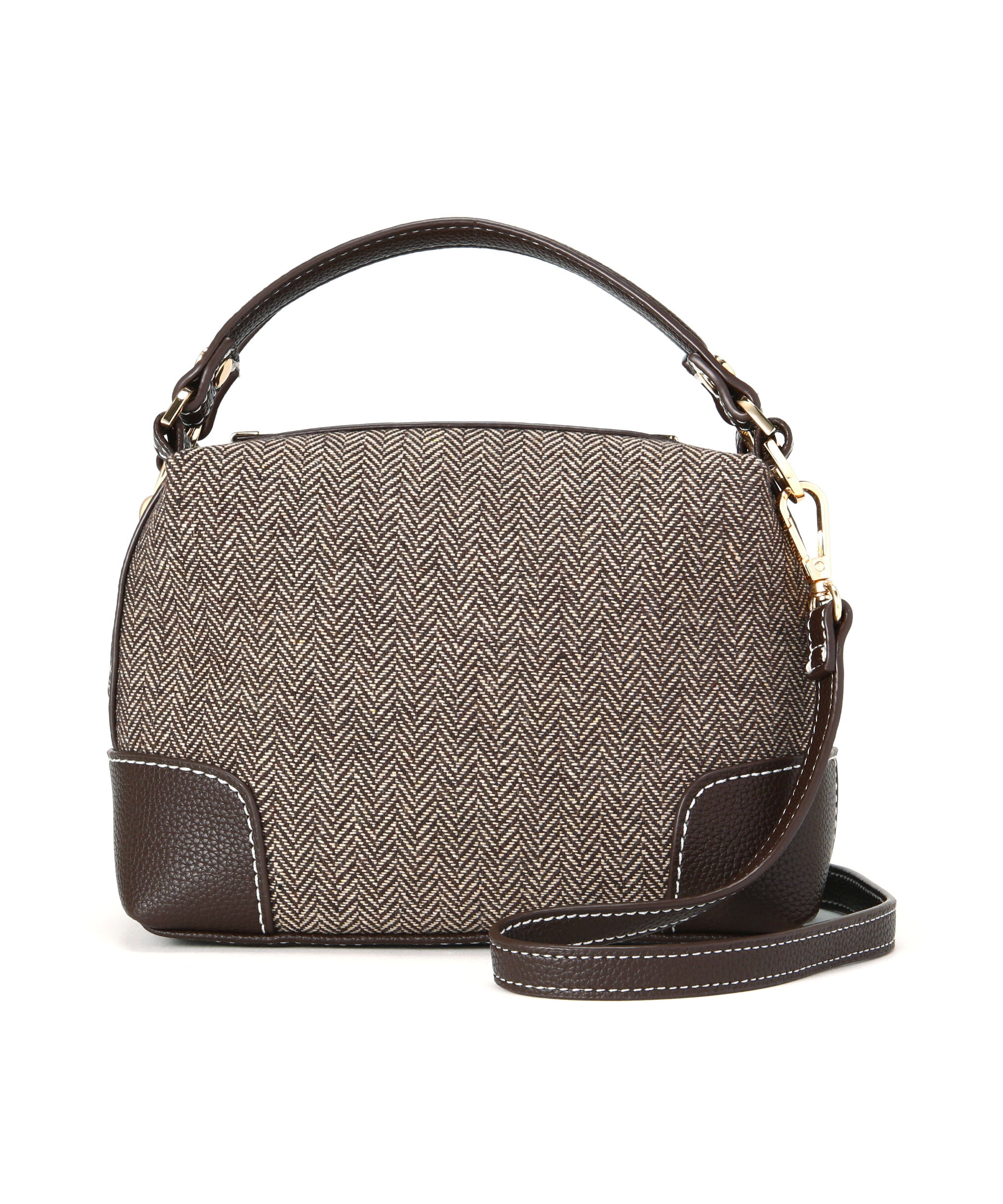  「ツイードキューブボストンバッグ」|ボストンバッグ|