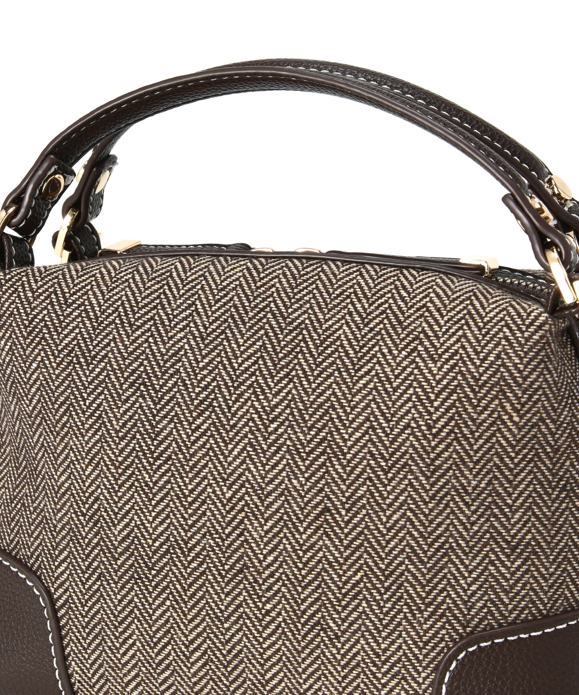  「ツイードキューブボストンバッグ」|ボストンバッグ|