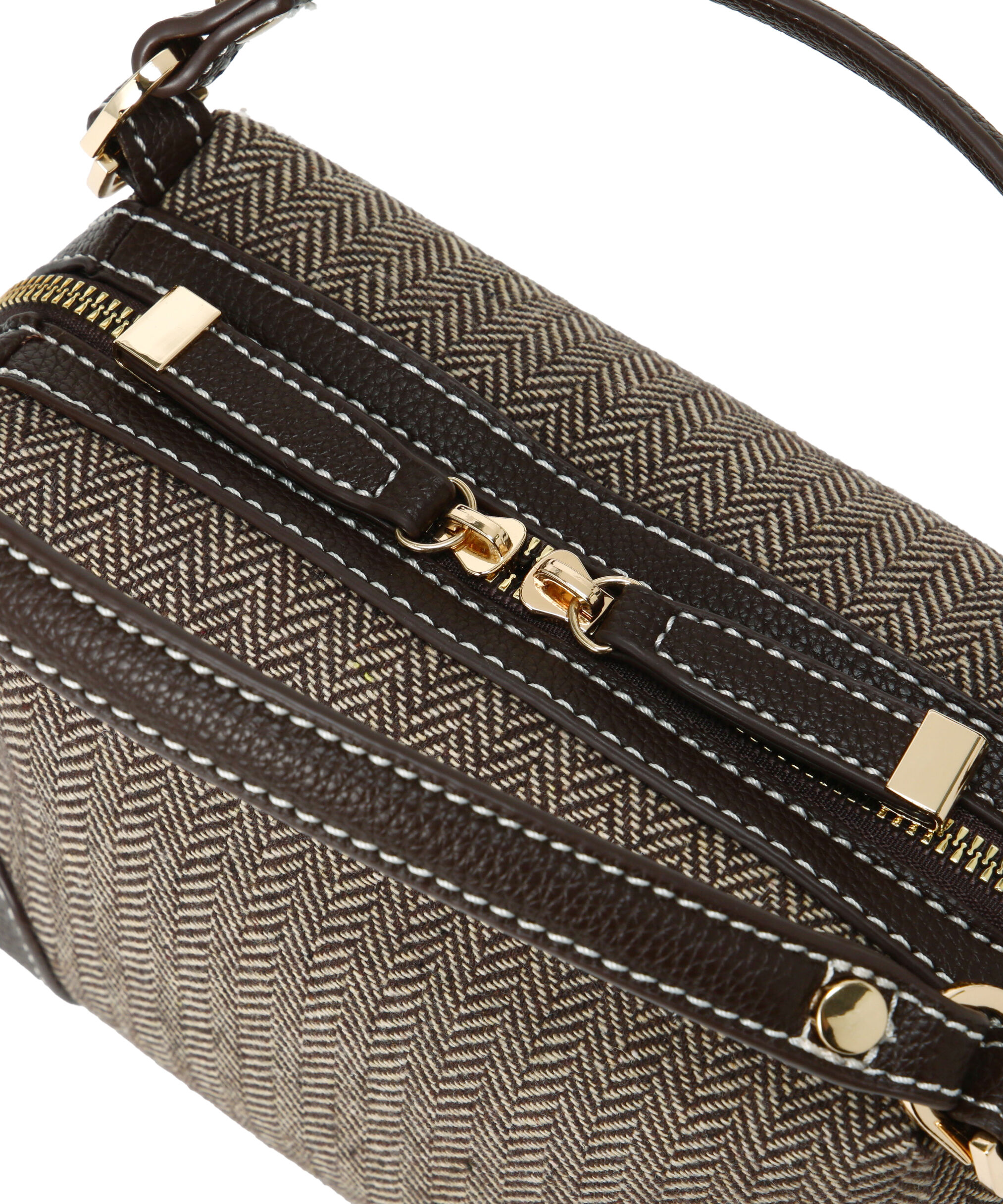  「ツイードキューブボストンバッグ」|ボストンバッグ|