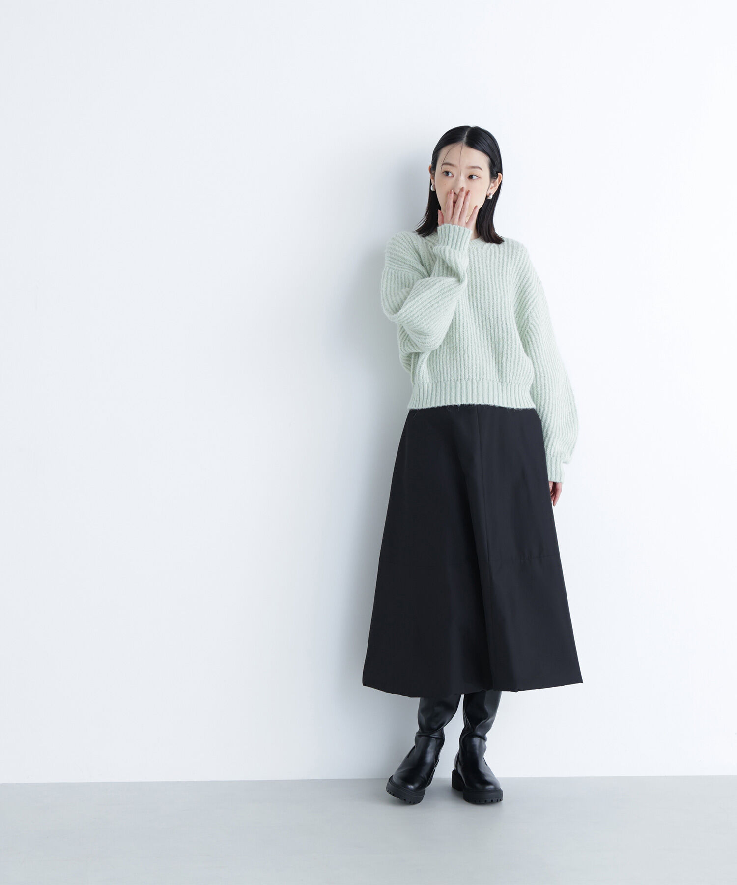  「中綿フレアスカート」|スカート|