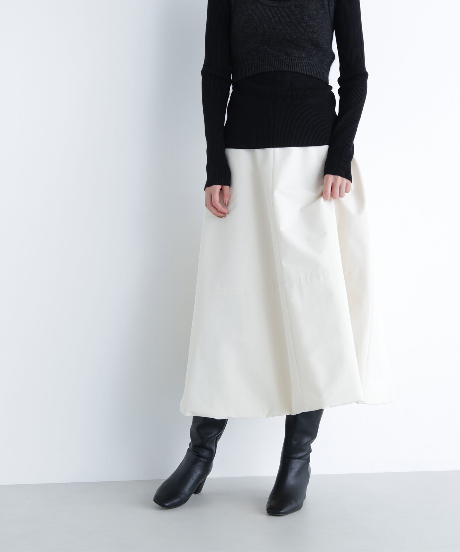  「中綿フレアスカート」|スカート|