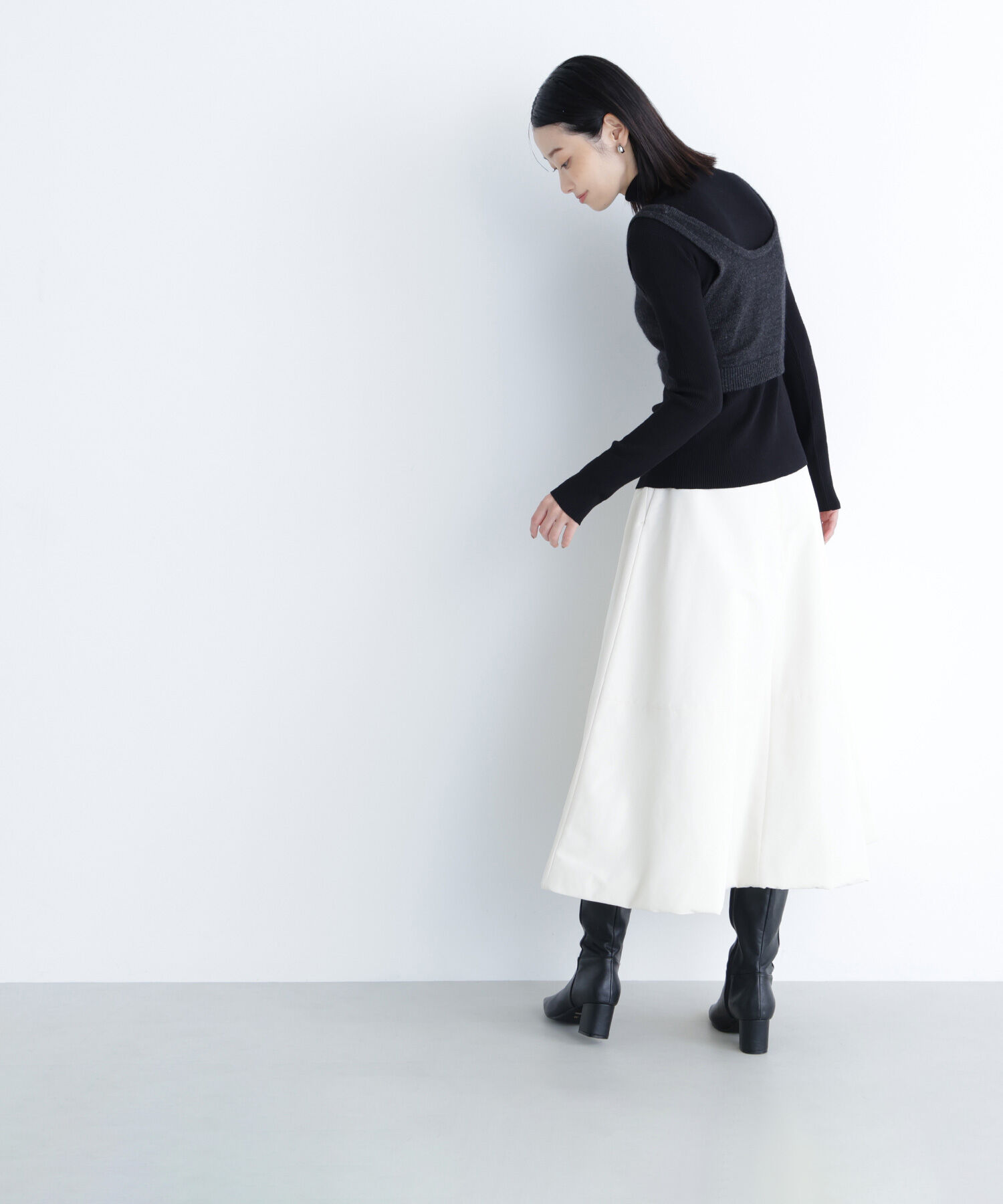  「中綿フレアスカート」|スカート|