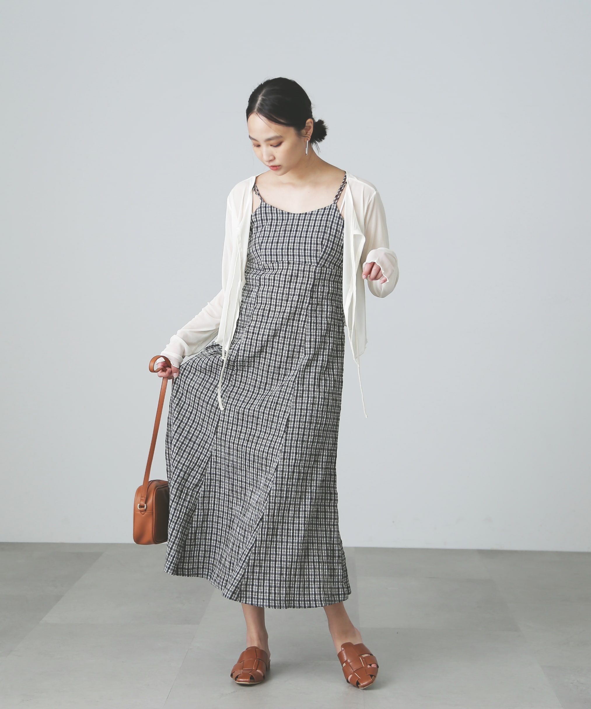  「前後2WAYチュールシアーカーディガン」|Tシャツ・カットソー|