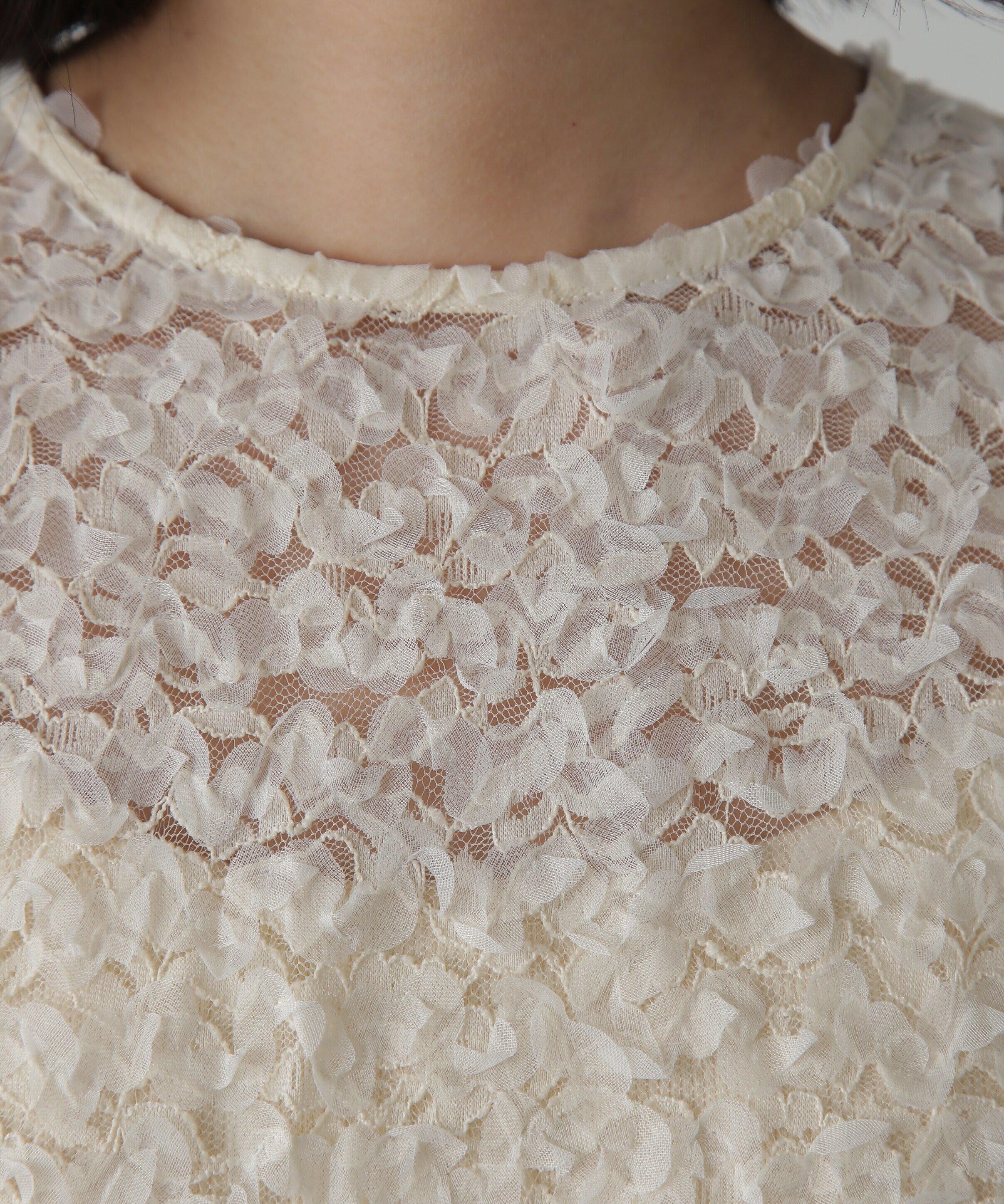  「レースフリルブラウス」|シャツ・ブラウス|