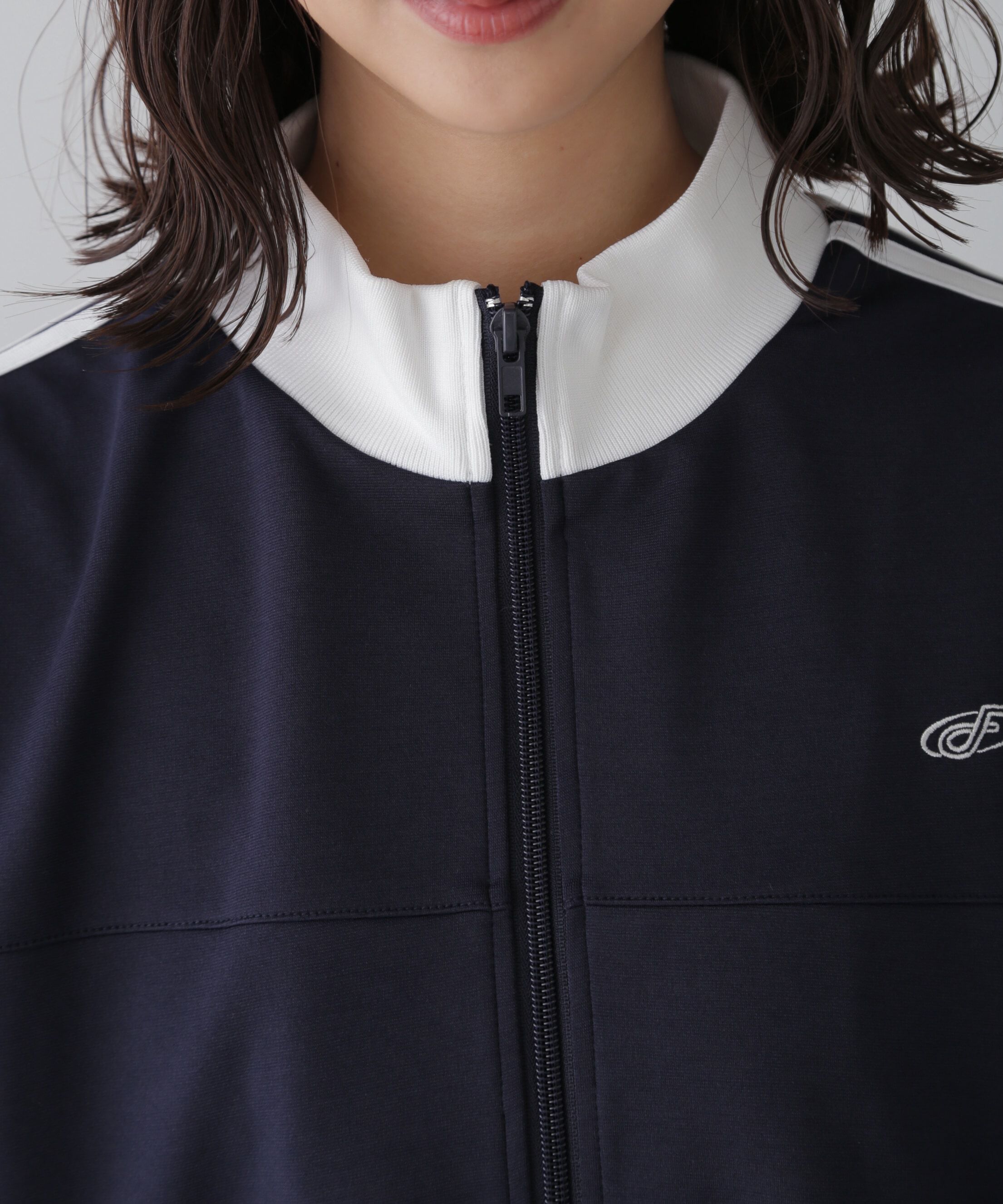  「配色ライントラックジャケット」|ブルゾン・スタジャン|