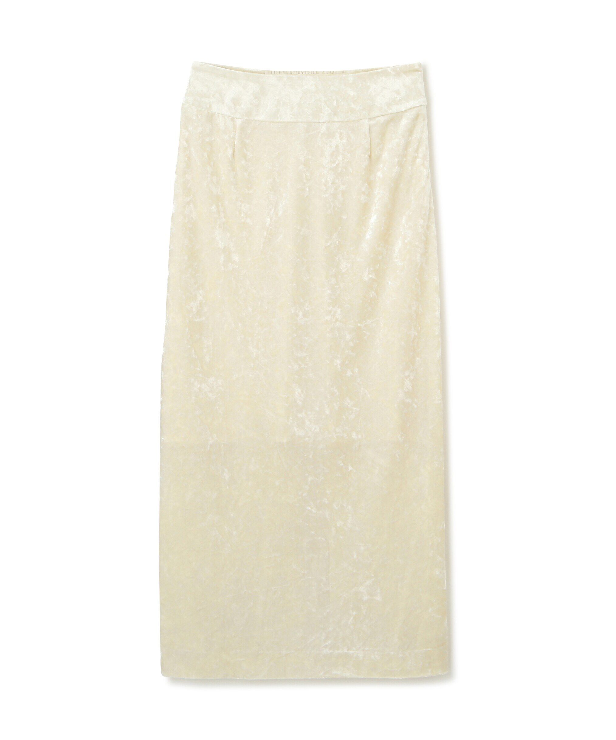  「クラッシュベロアナロースカート」|スカート|