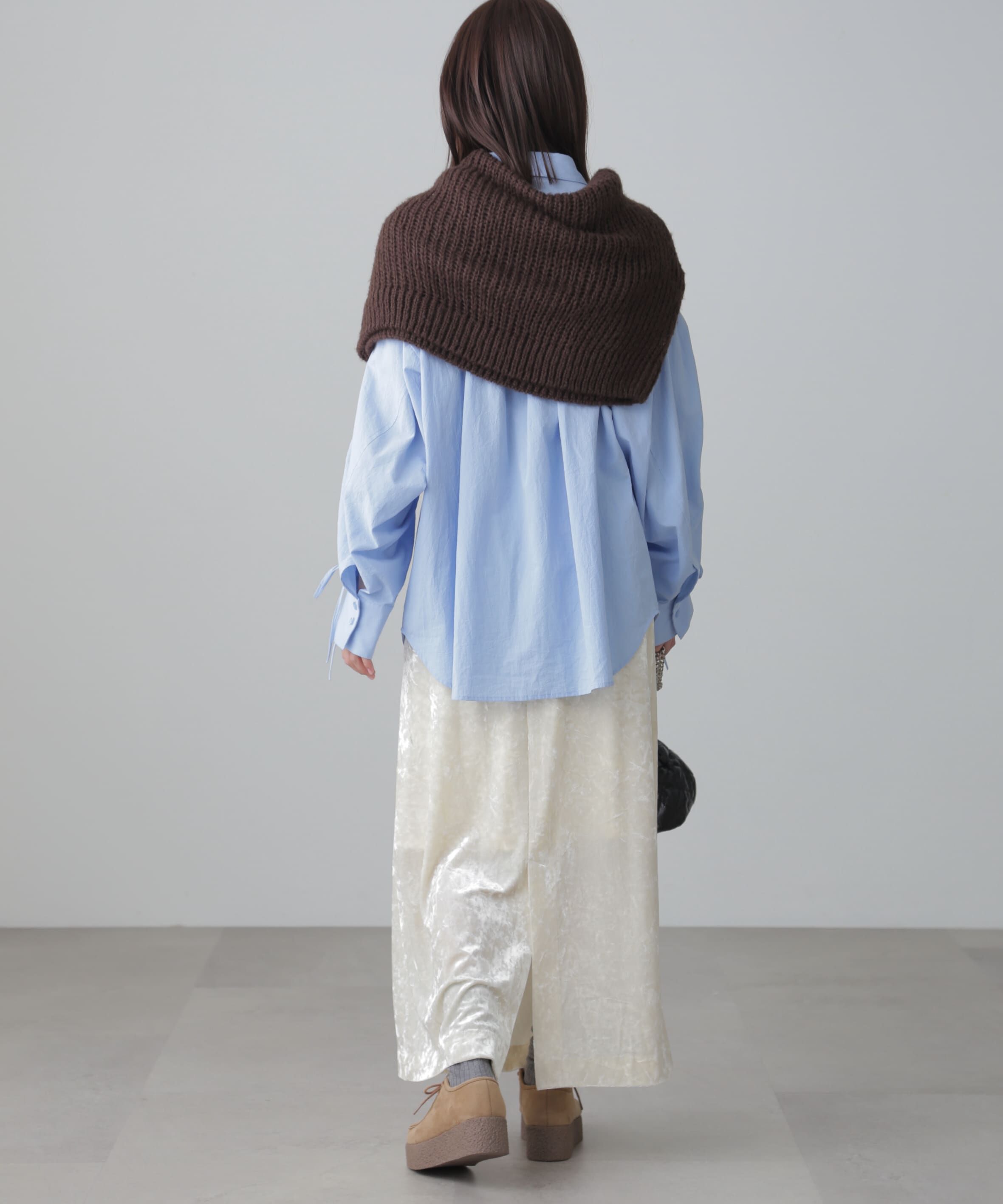  「クラッシュベロアナロースカート」|スカート|