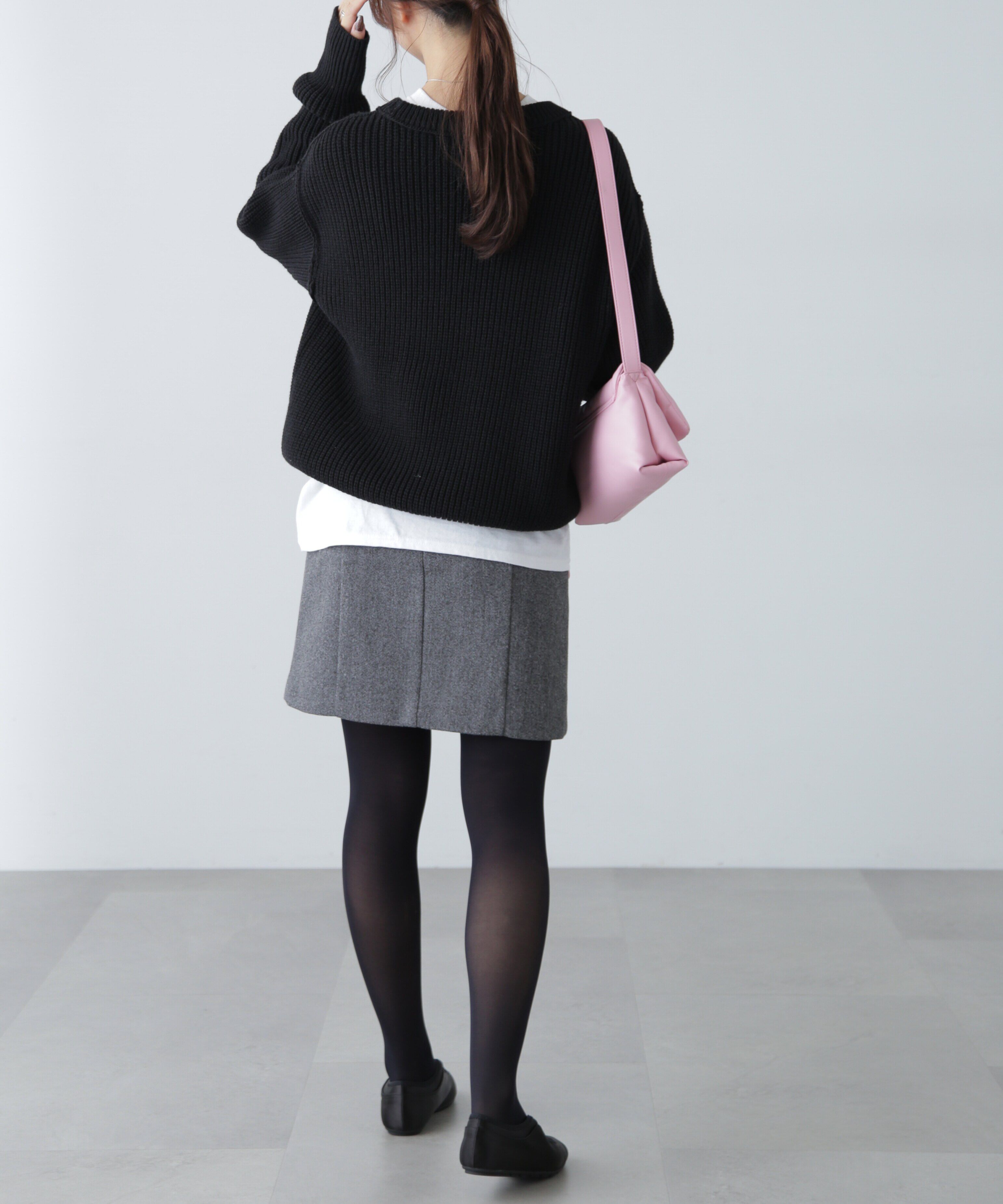  「畦チュニック丈ニット」|ニット・セーター|